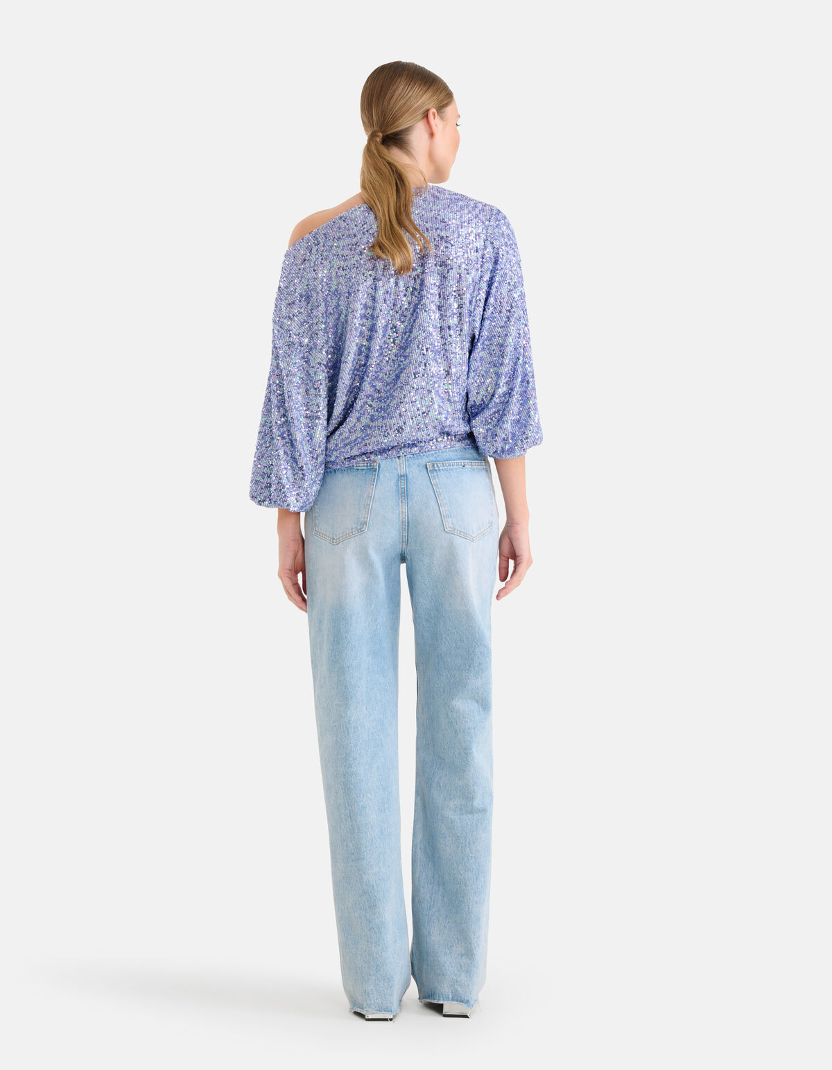 Pailletten Pullover Lila von Mieke SHOEBY WOMEN