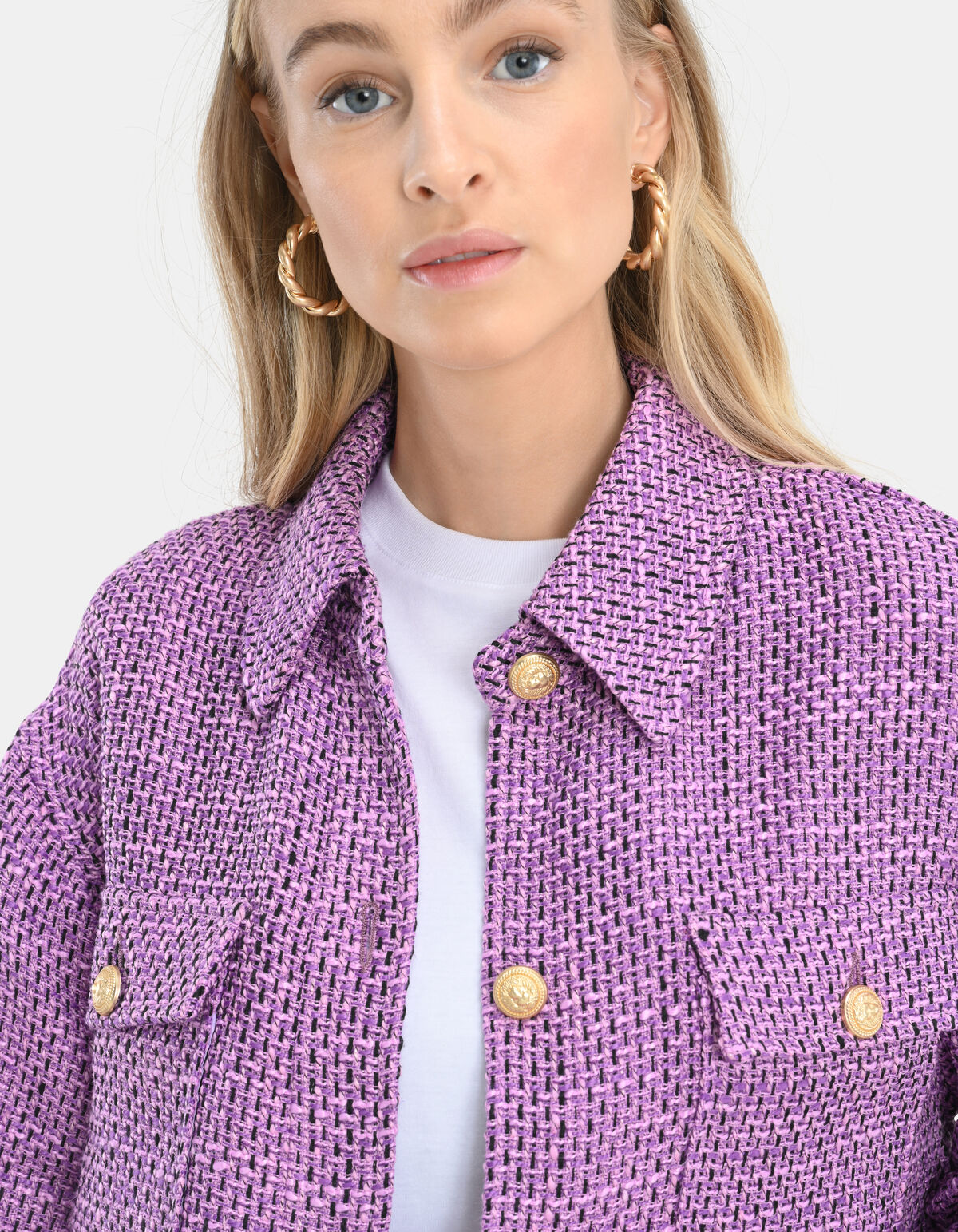 Shacket Rain Tweed SHOEBY WOMEN