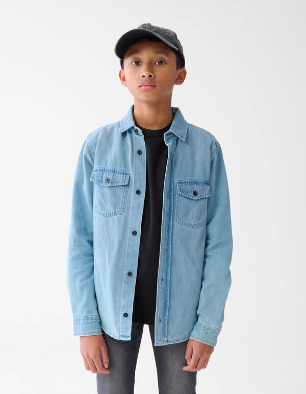 Denim Hemd Blau SHOEBY BOYS