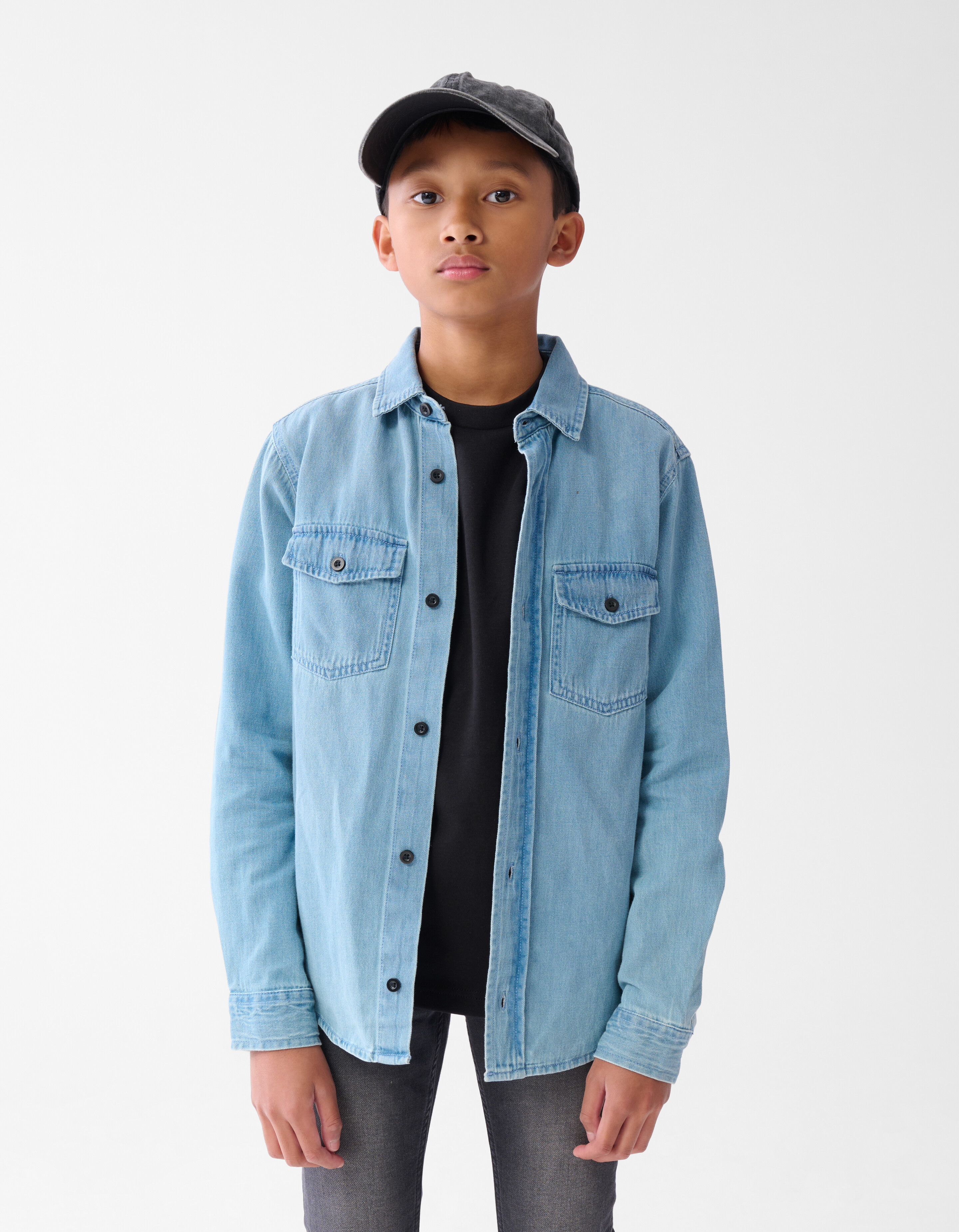 Denim Hemd Blau SHOEBY BOYS