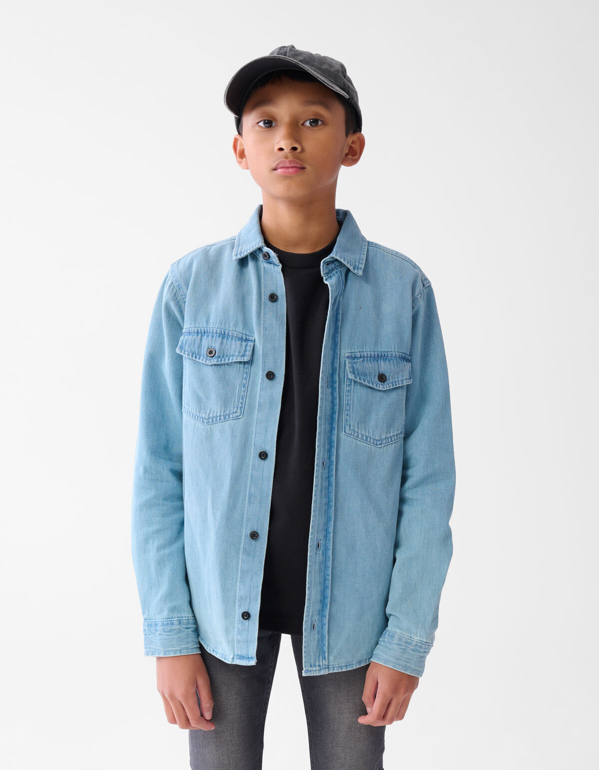 Denim Hemd Blau SHOEBY BOYS