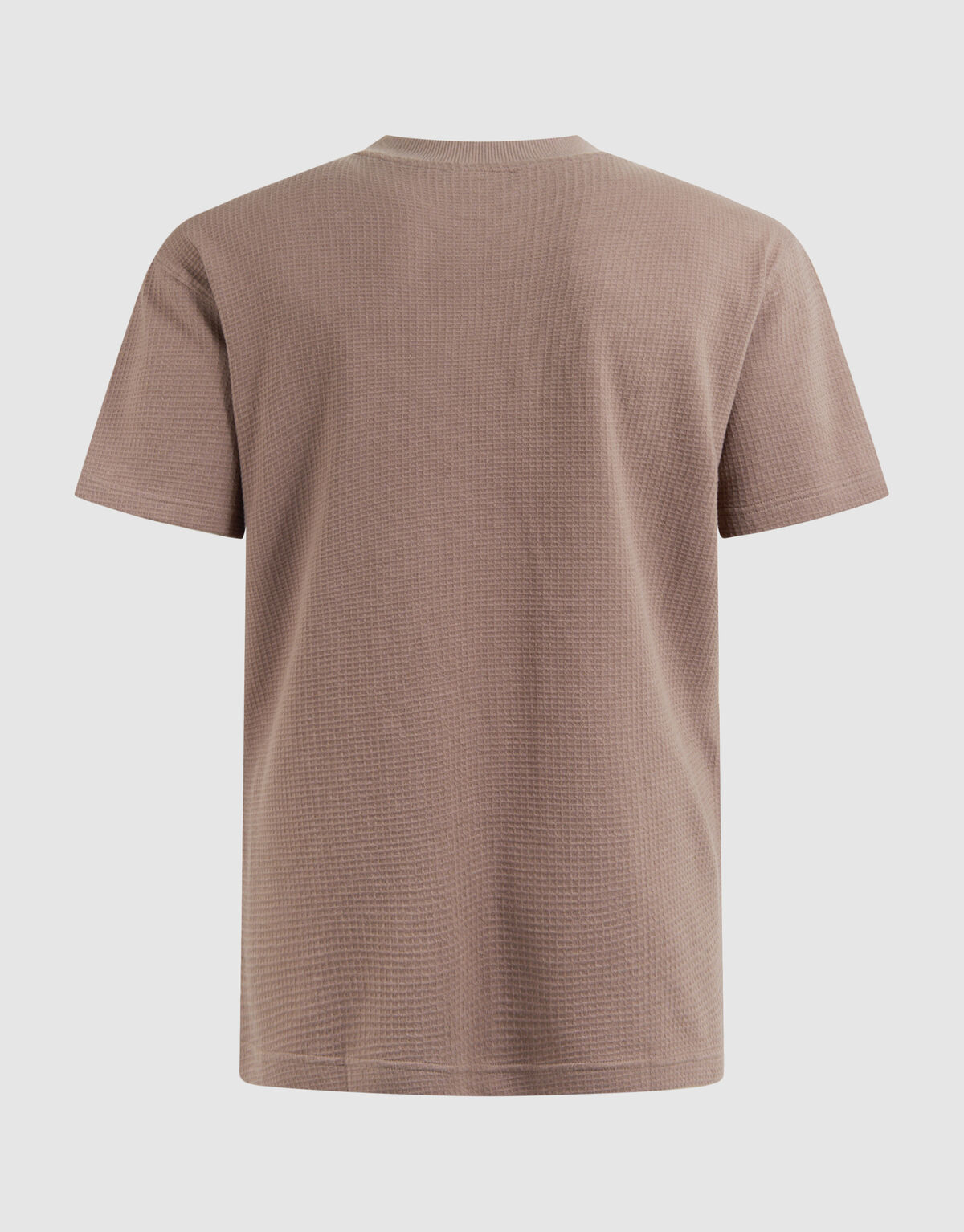 T-shirt mit Waffelstruktur Hellbraun SHOEBY MEN