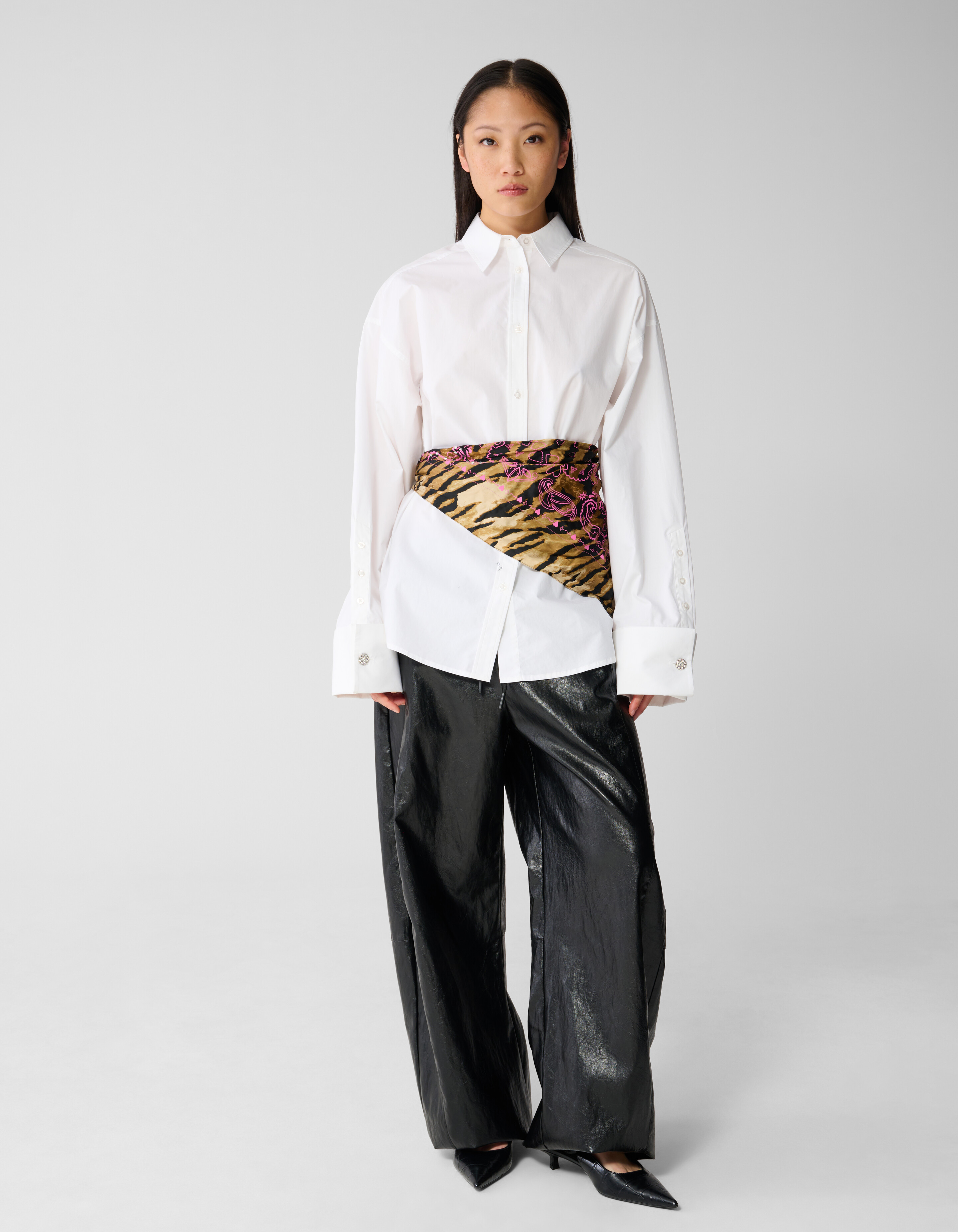 Strass Paisley Schal Dunkelbraun SHOEBY ACCESSOIRES