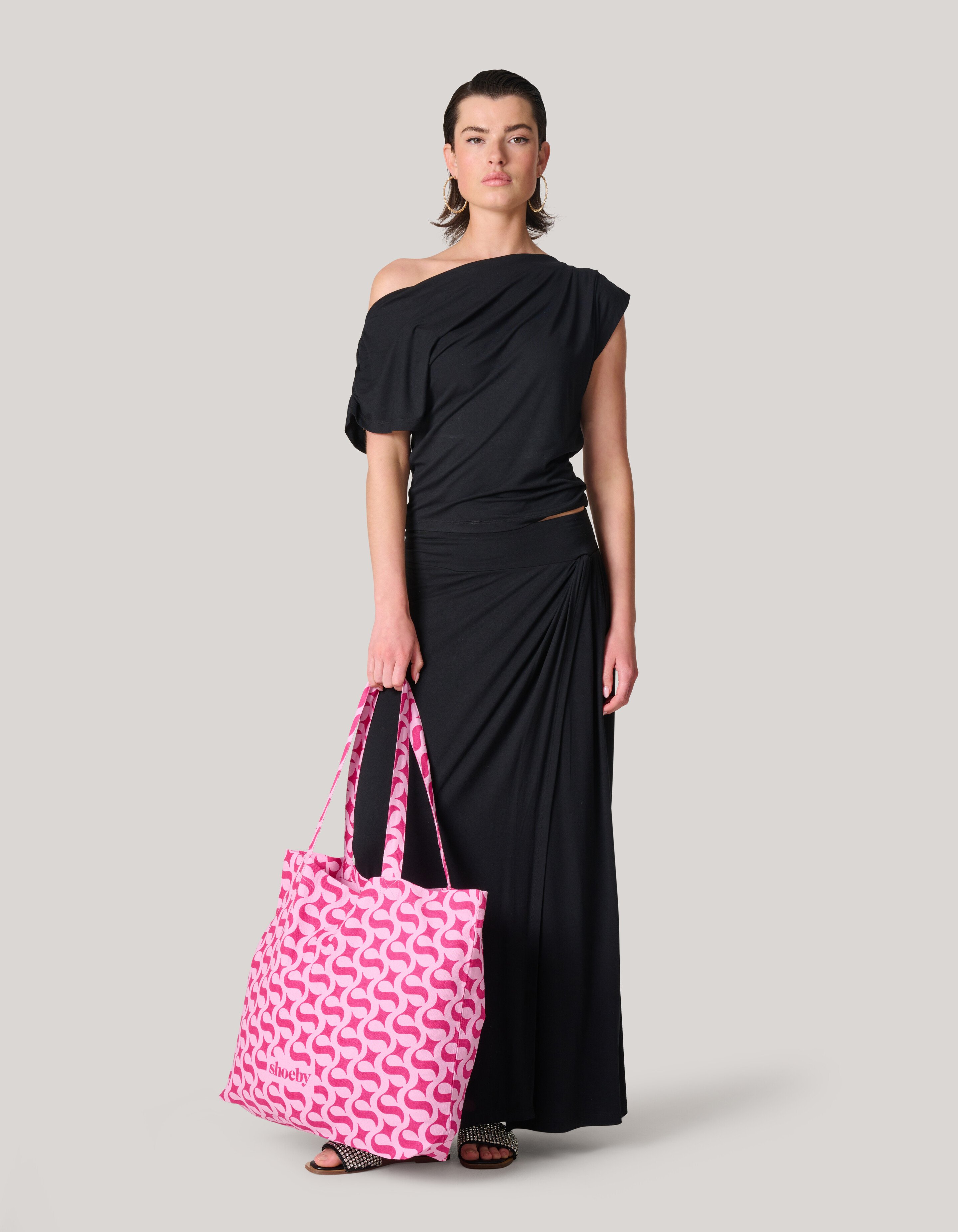 Shoeby Logo Shopper Rosa SHOEBY ACCESSOIRES
