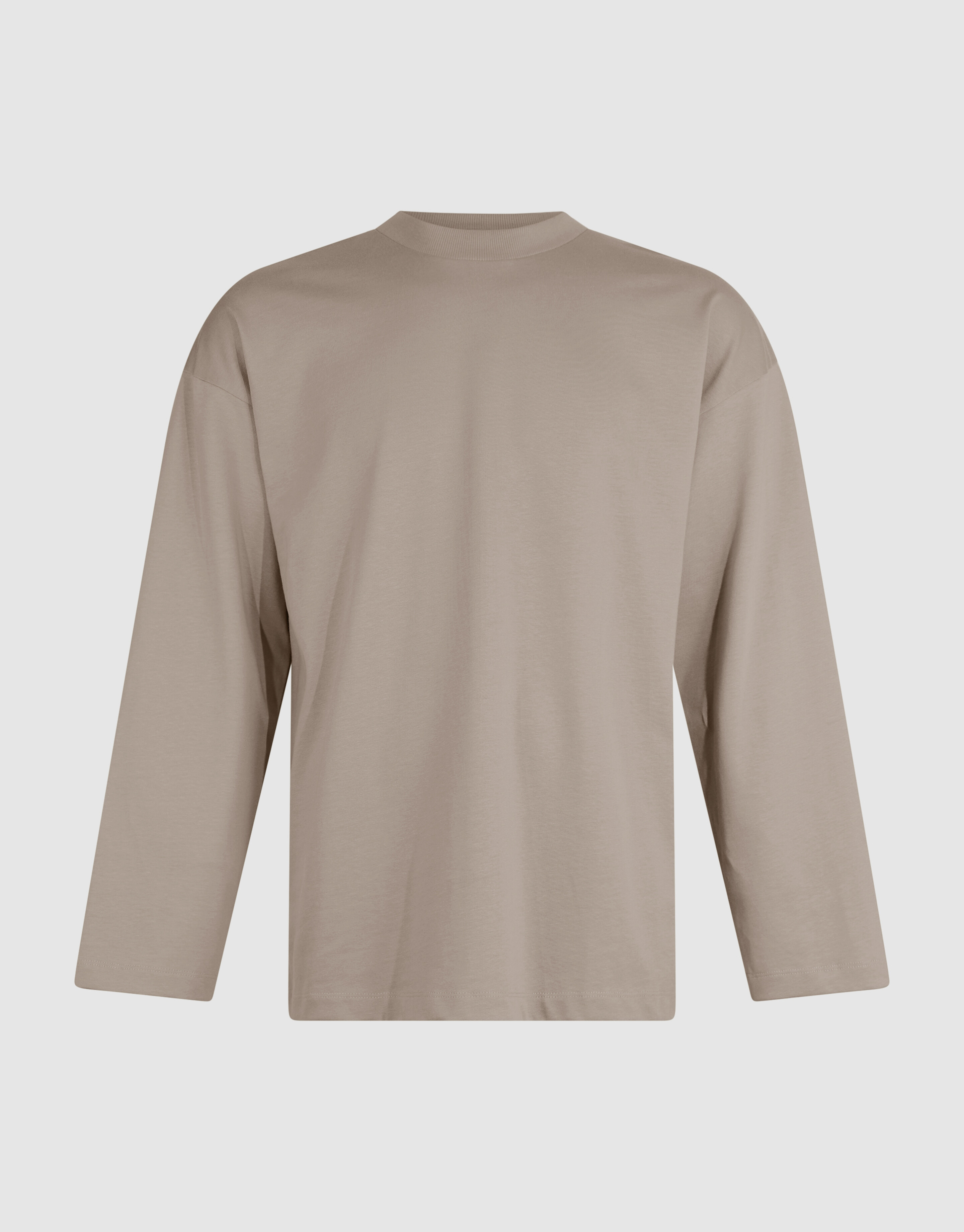 Basis Relaxed Fit Longsleeve Beige SHOEBY MEN