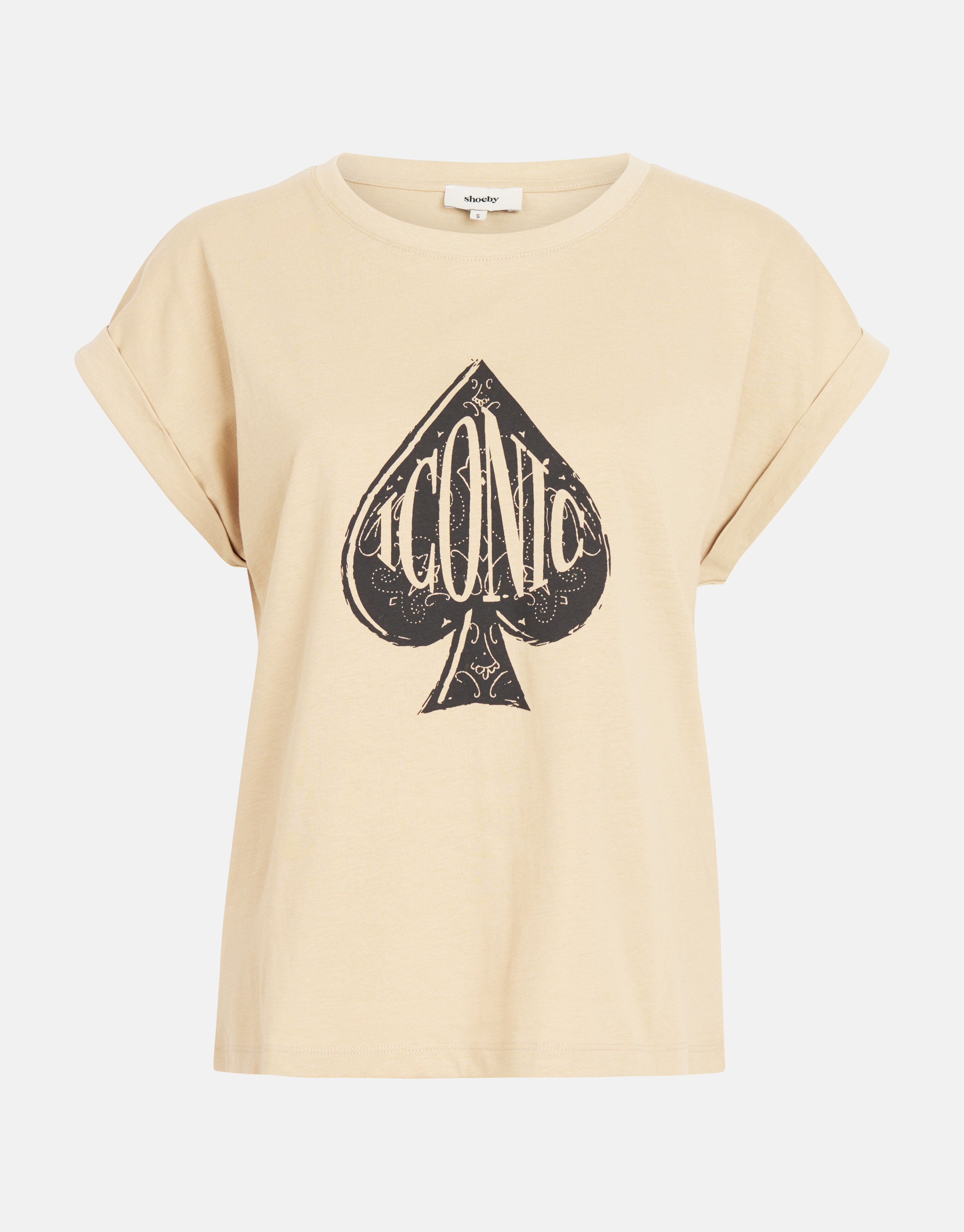 Kunstwerk T-shirt Beige SHOEBY WOMEN