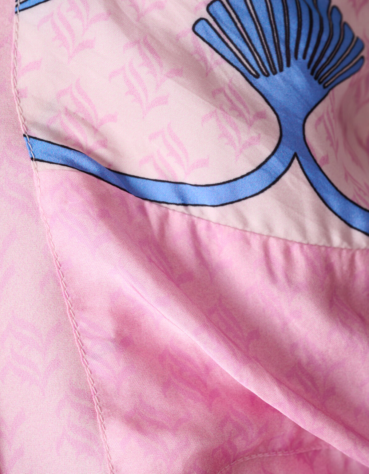 Bedruckte Bluse Light Pink SHOEBY WOMEN