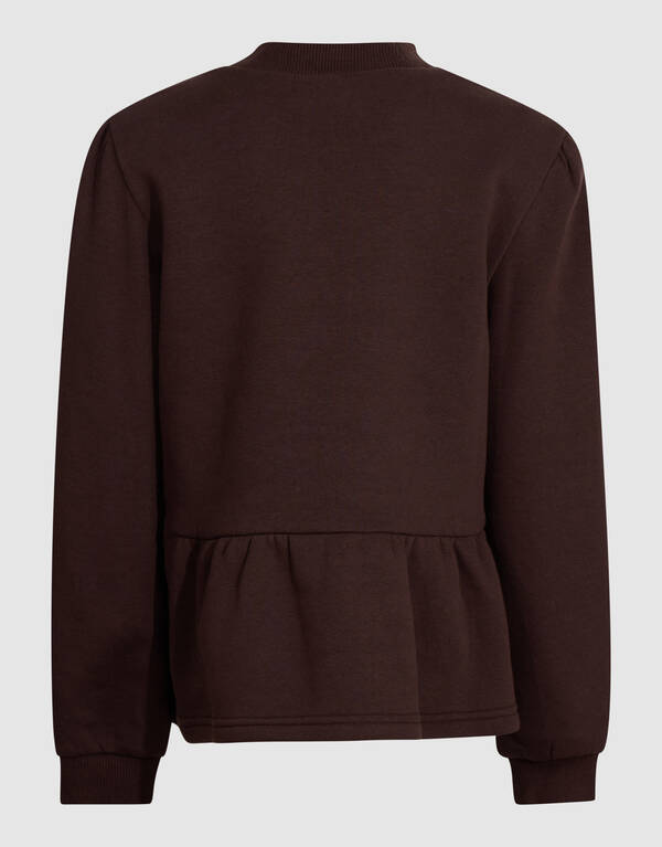 Peplum Pullover Braun SHOEBY GIRLS