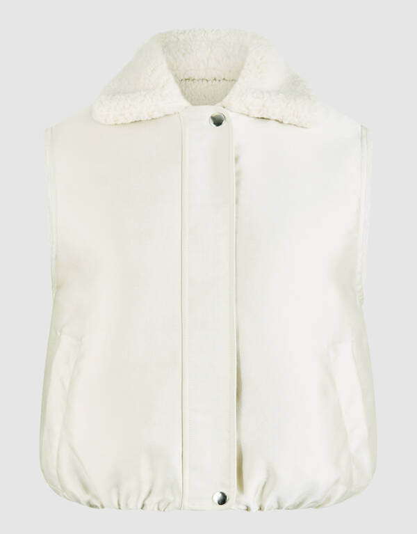 Wendbare Weste in gebrochenem Weiß von Fred SHOEBY WOMEN