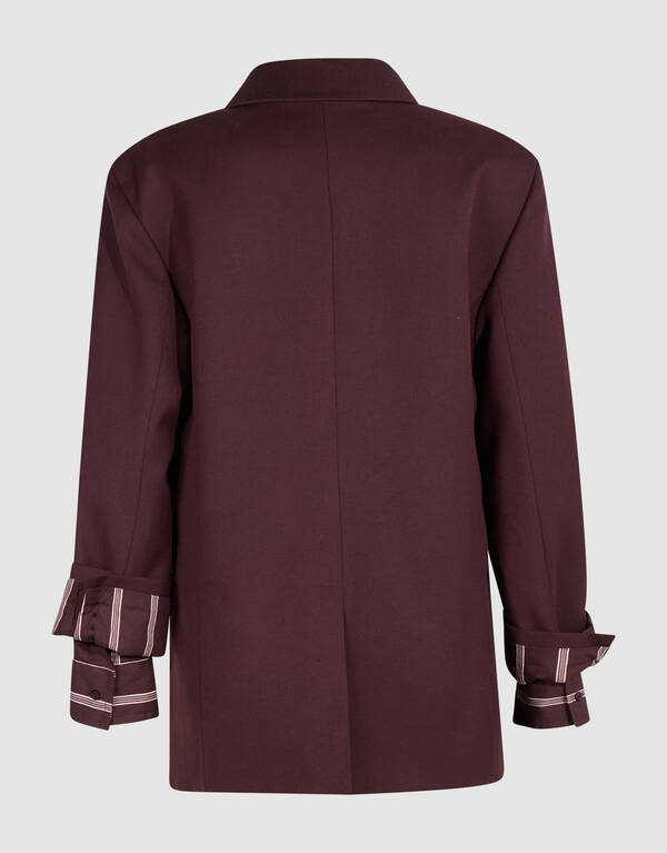 Double Layer Blazer Dunkelrot By Mieke SHOEBY WOMEN