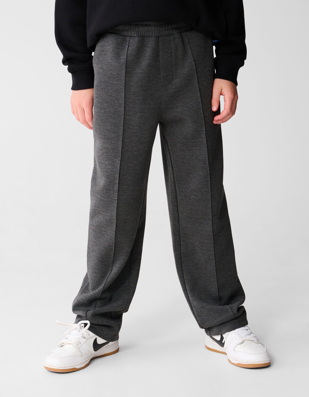 Chique Regular Fit Broek Grijs SHOEBY BOYS