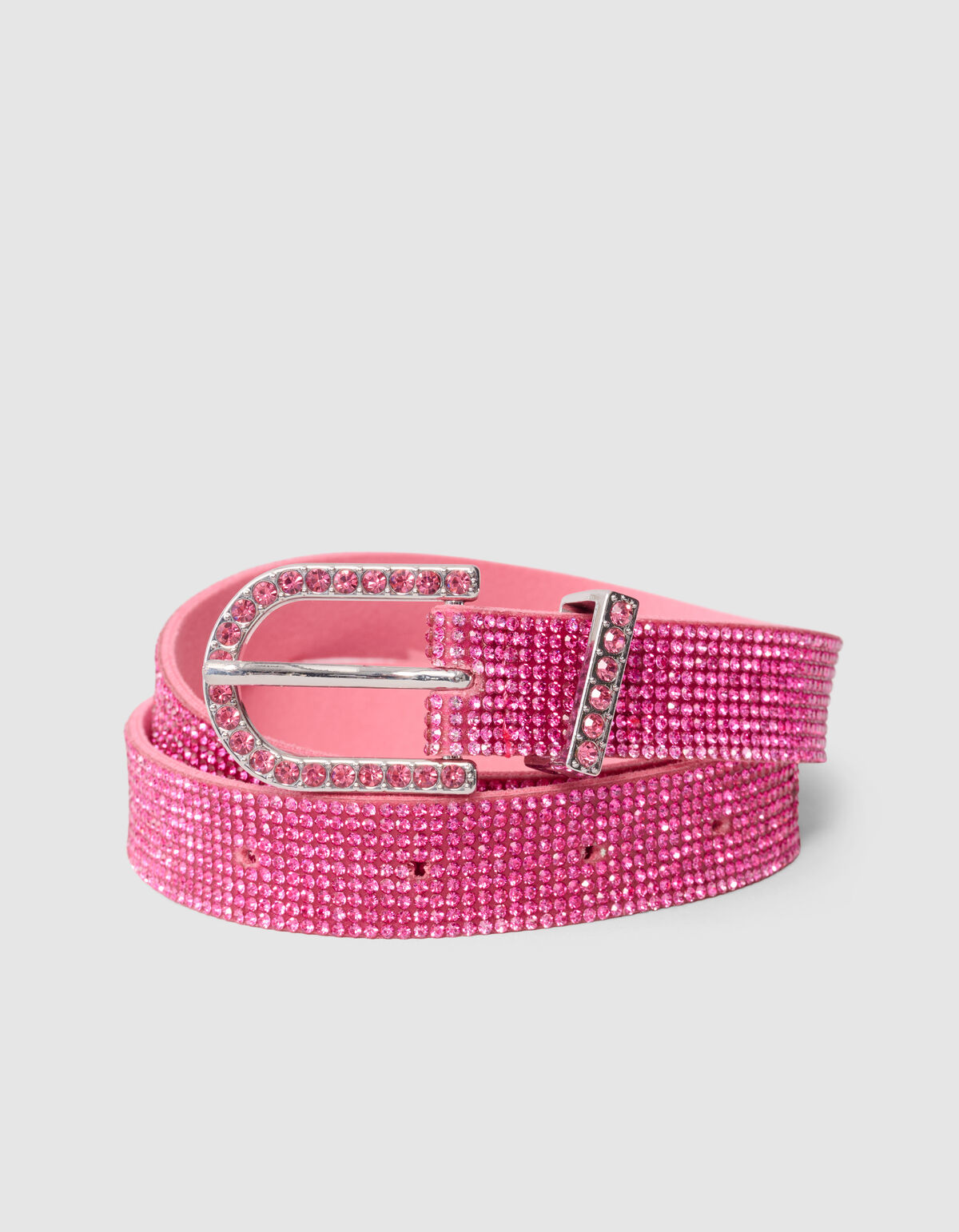 Strassgürtel Rosa SHOEBY ACCESSOIRES