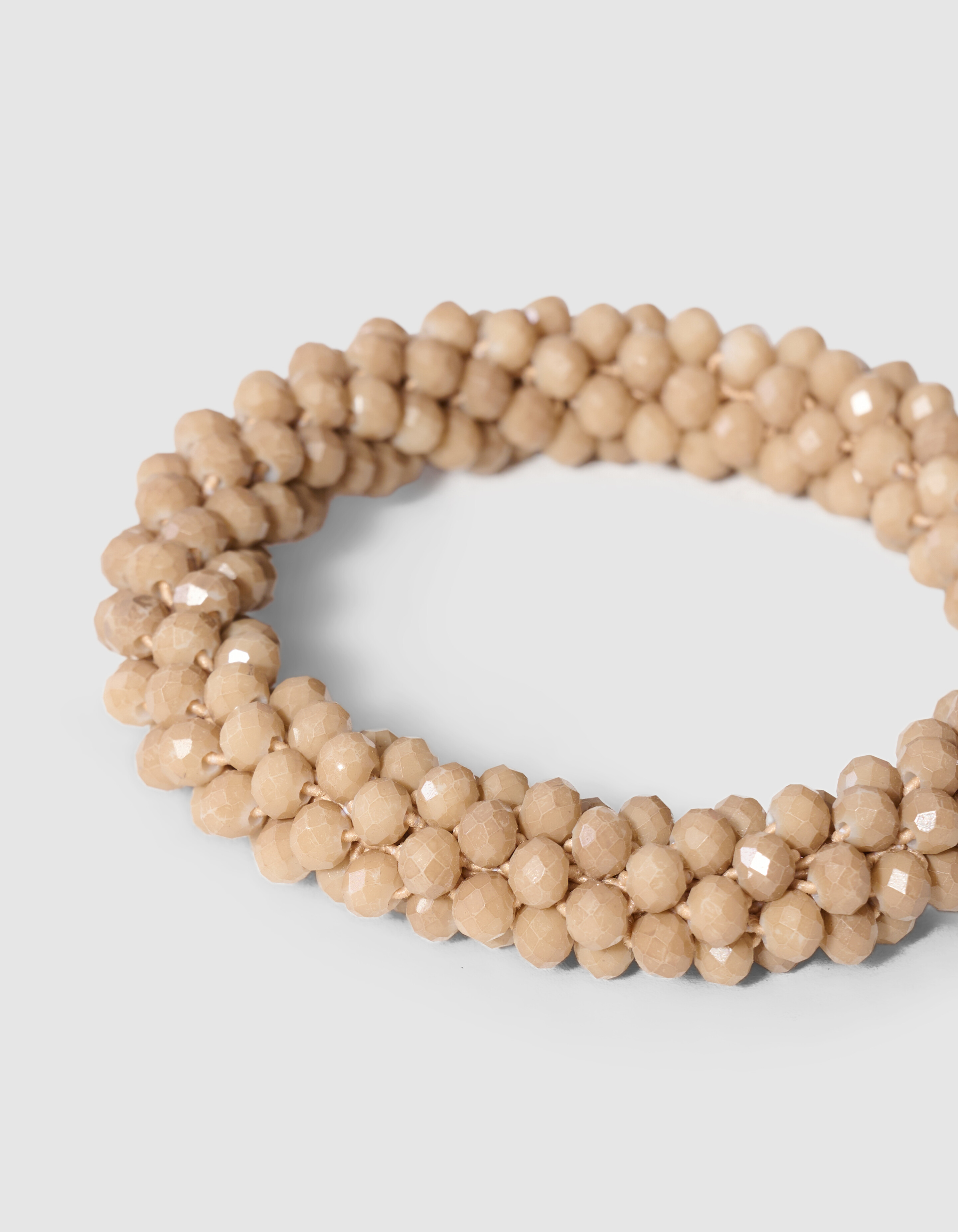Perlen-Haargummi Beige SHOEBY ACCESSOIRES
