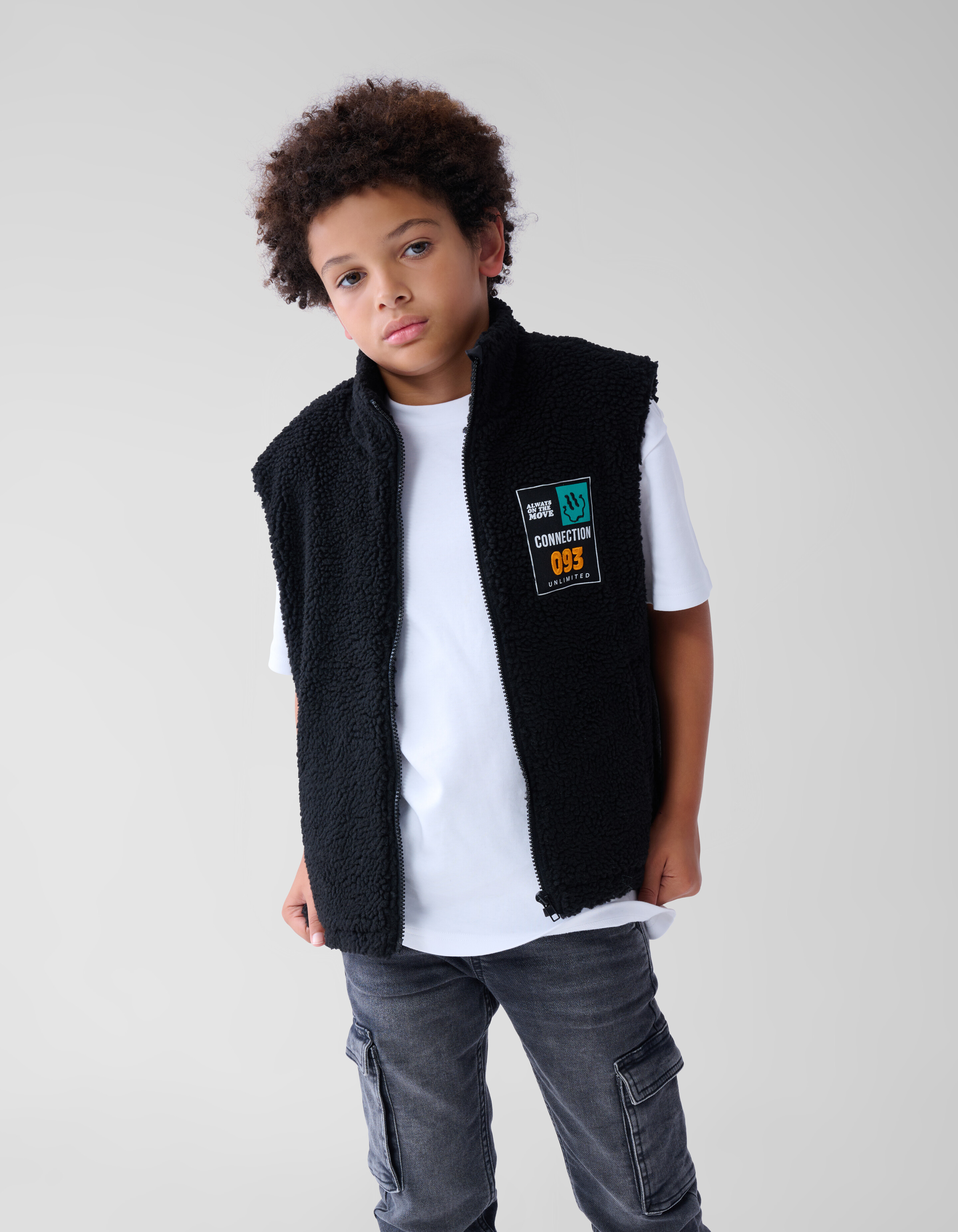 Teddy Bodywarmer Schwarz SHOEBY BOYS