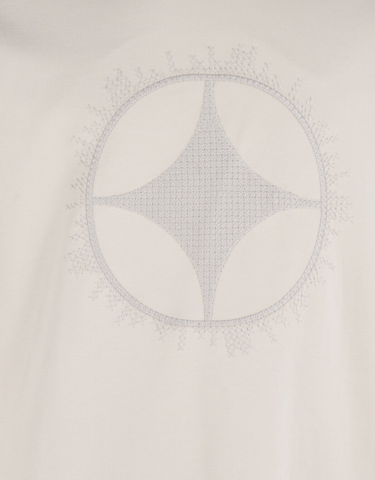 T-Shirt mit Kreuzstich-Motiv Sand SHOEBY MEN