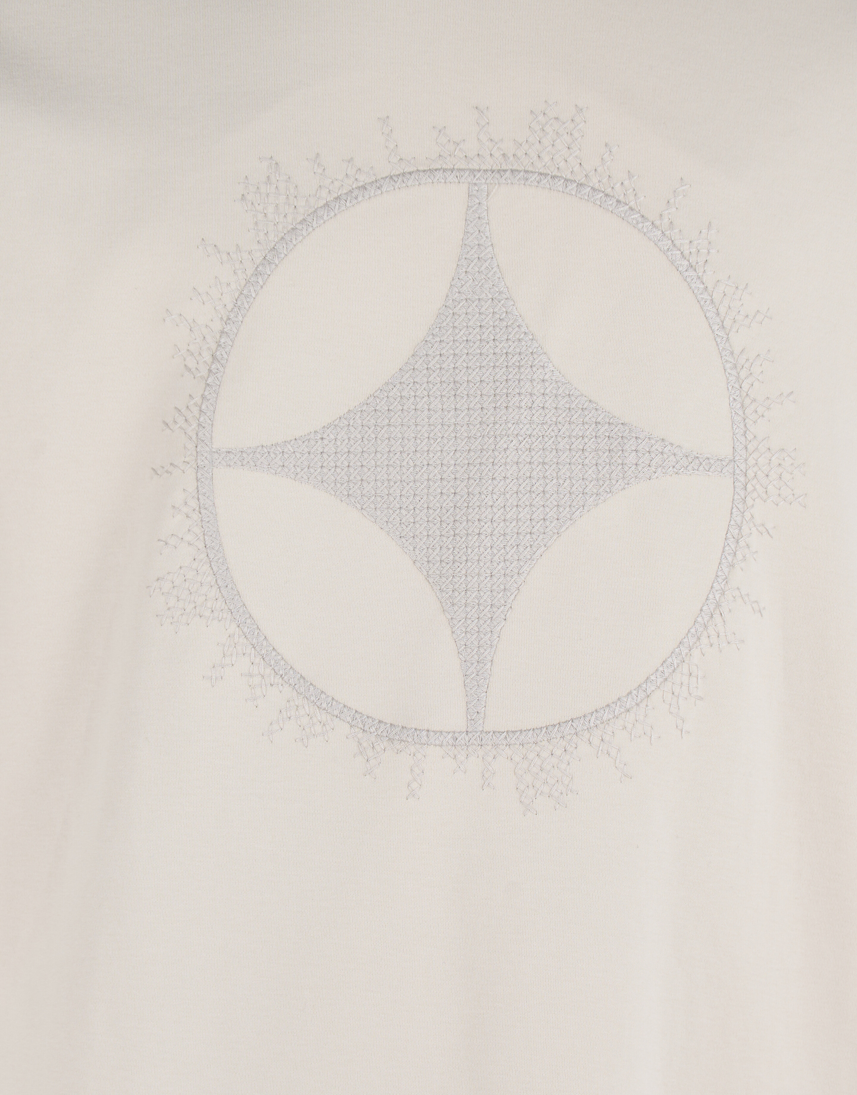 T-Shirt mit Kreuzstich-Motiv Sand SHOEBY MEN