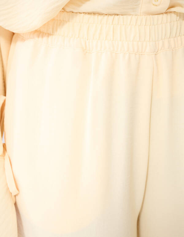 Twist Wide Leg Fit Hose Hellgelb SHOEBY WOMEN