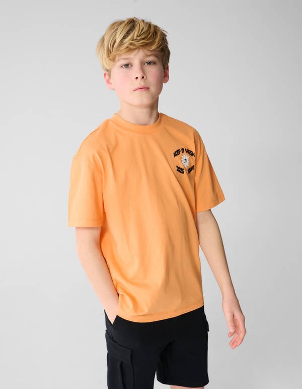 Fresh Tour Artwork T-Shirt Orange SHOEBY BOYS