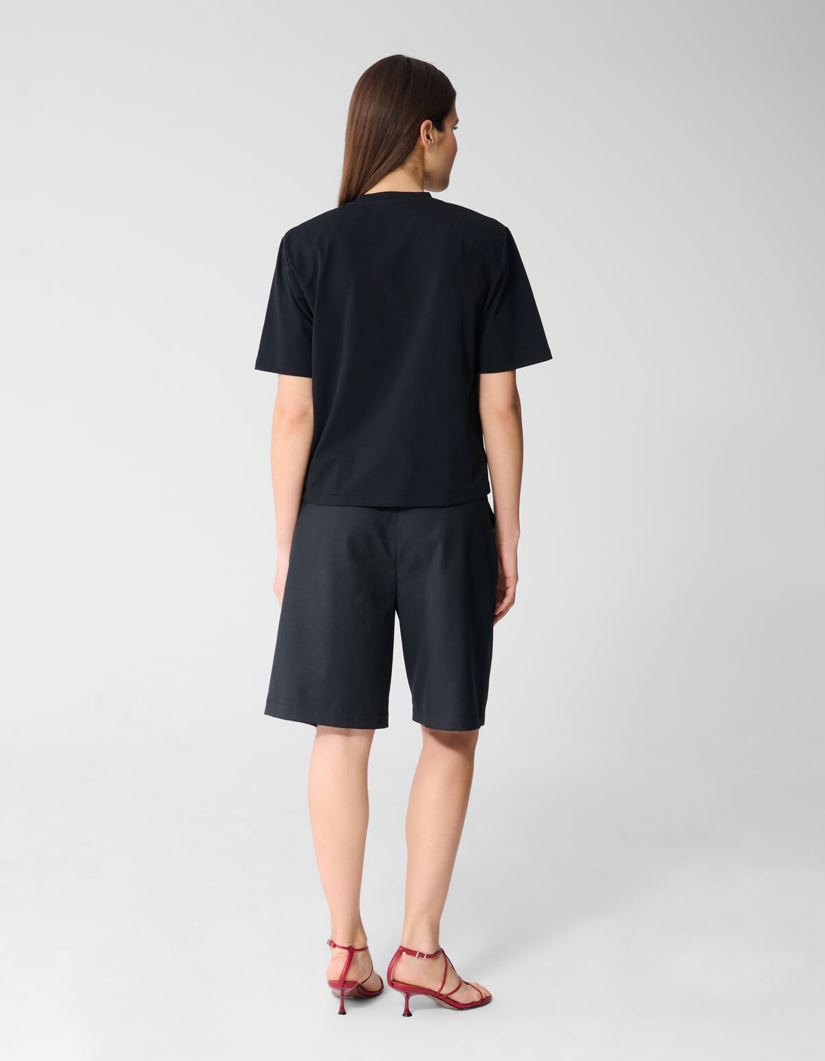 Gepolstertes T-Shirt Schwarz SHOEBY WOMEN