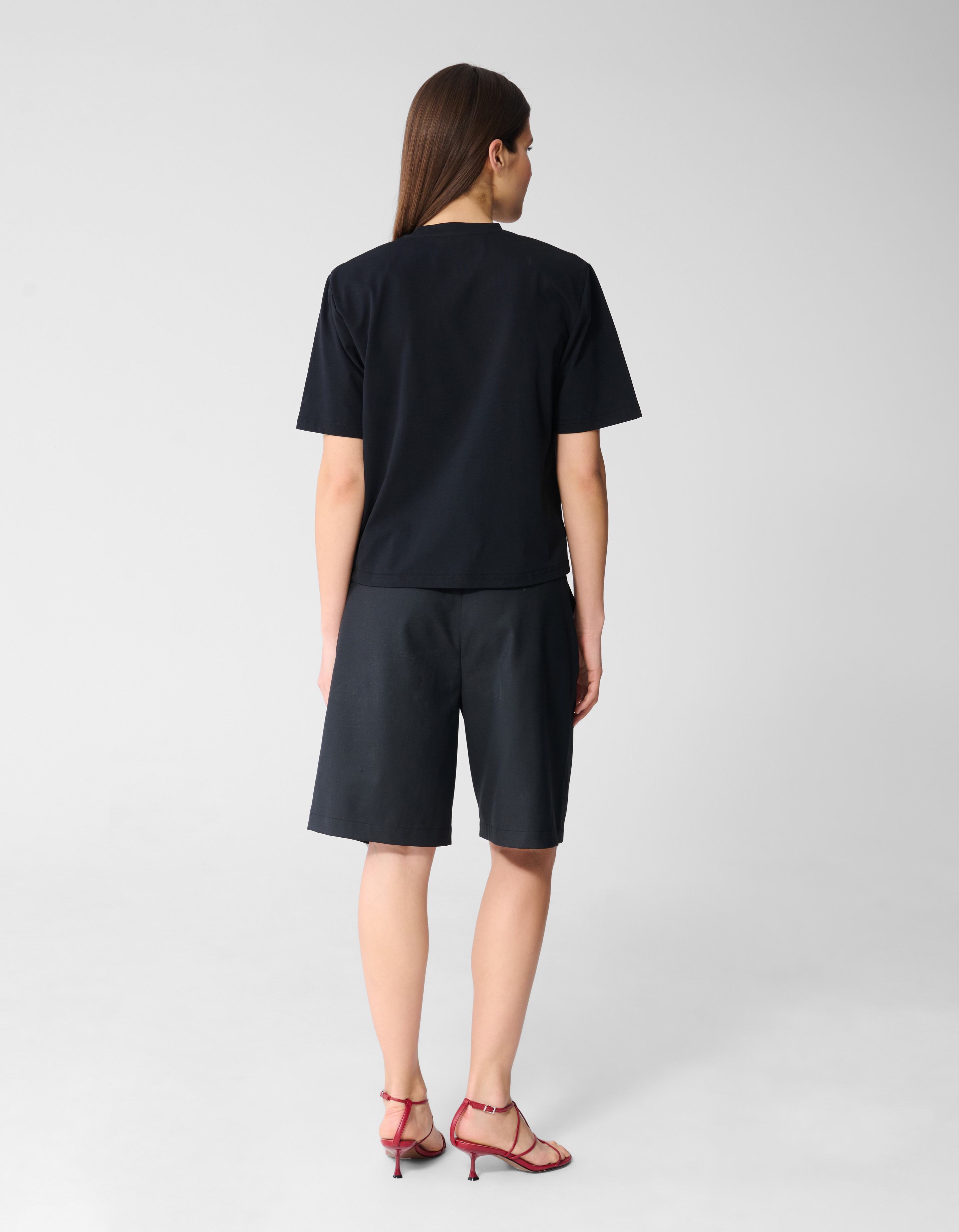 Gepolstertes T-Shirt Schwarz SHOEBY WOMEN