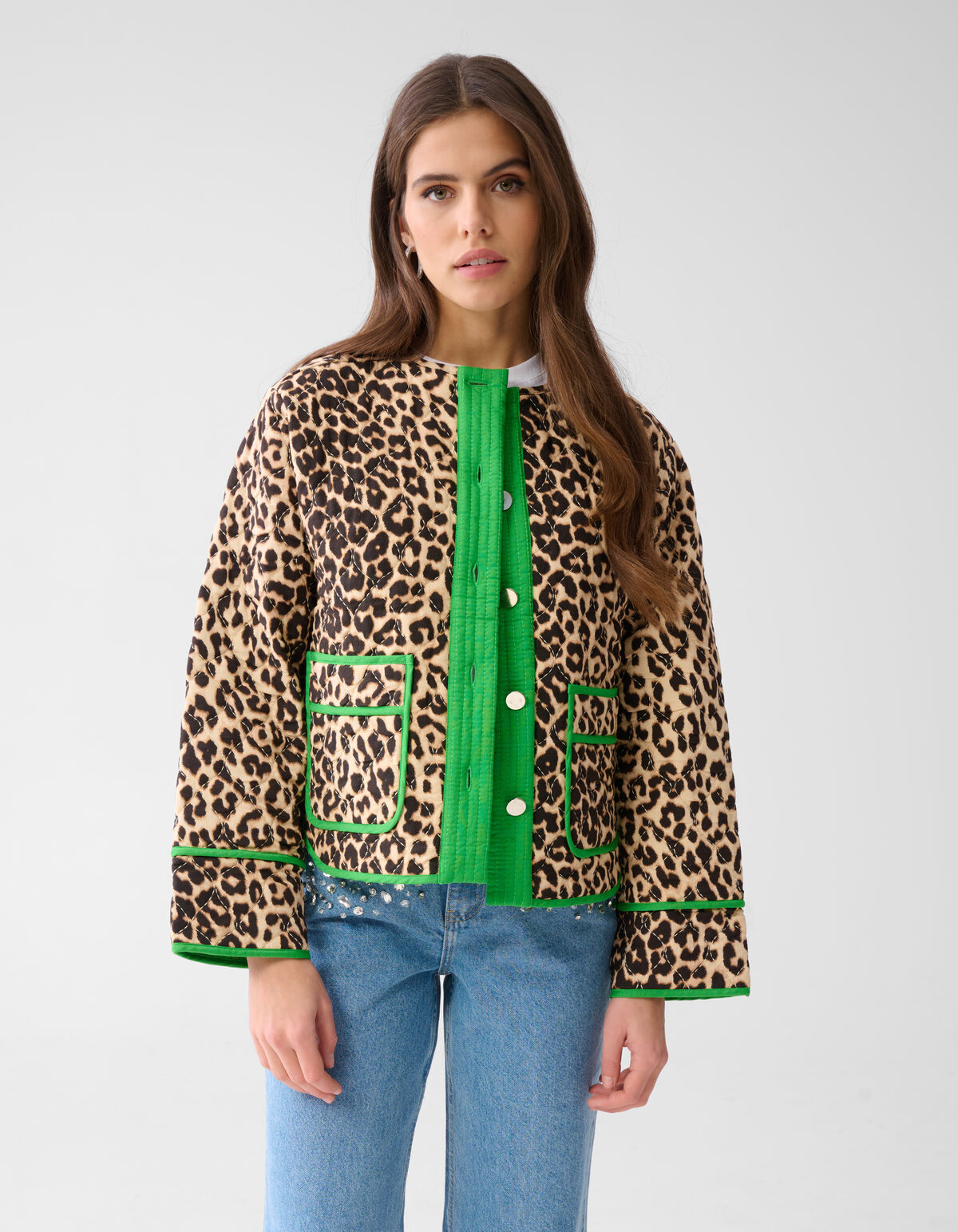 Gesteppte Leopardenjacke Braun SHOEBY WOMEN