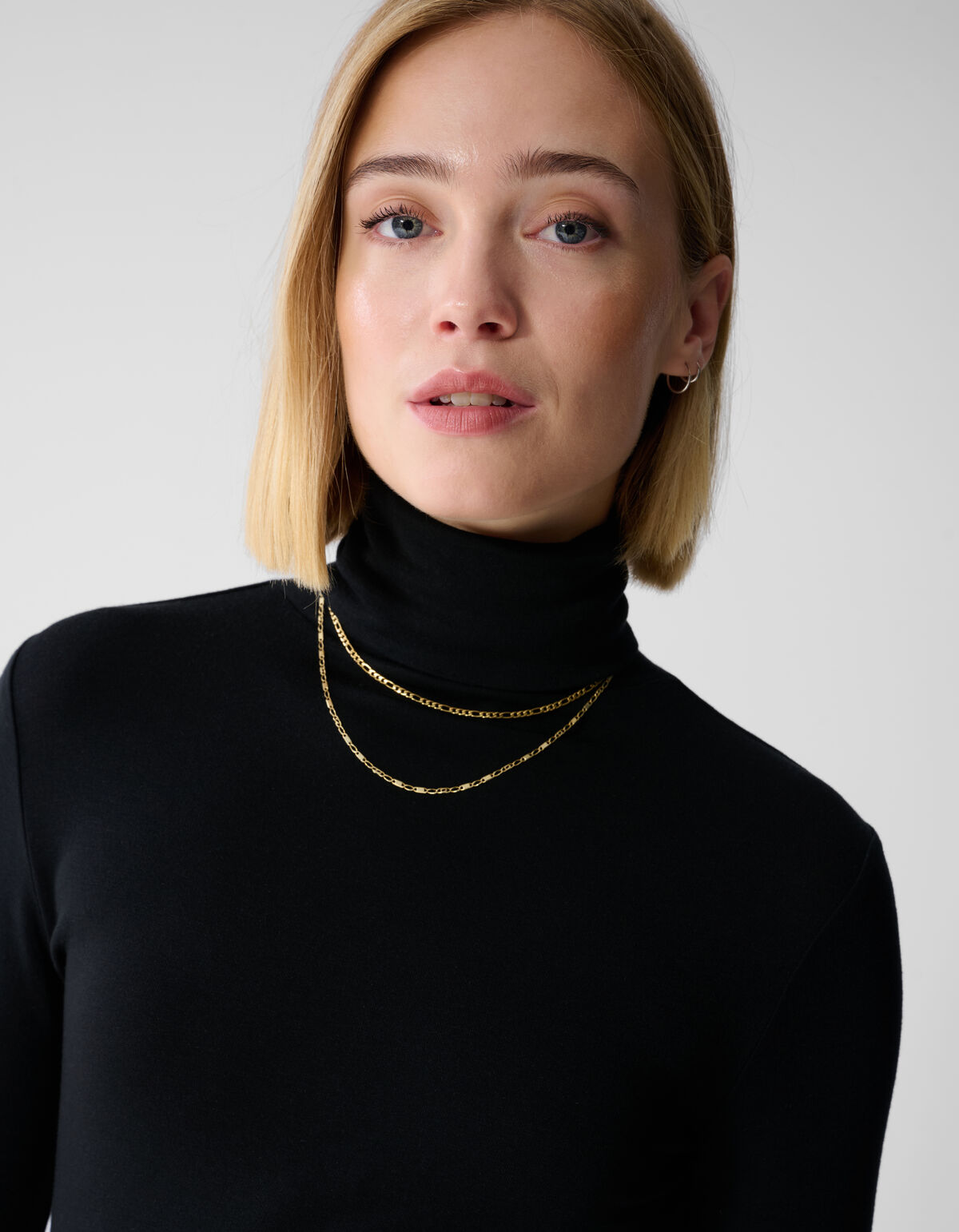 Rollkragen-Langarmtop Schwarz By Lonneke SHOEBY WOMEN