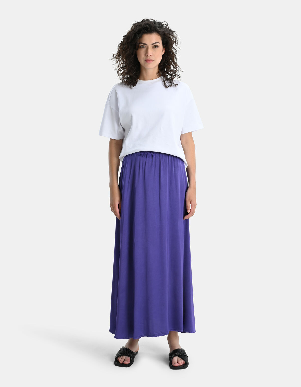 Lila breiter Rock EKSEPT