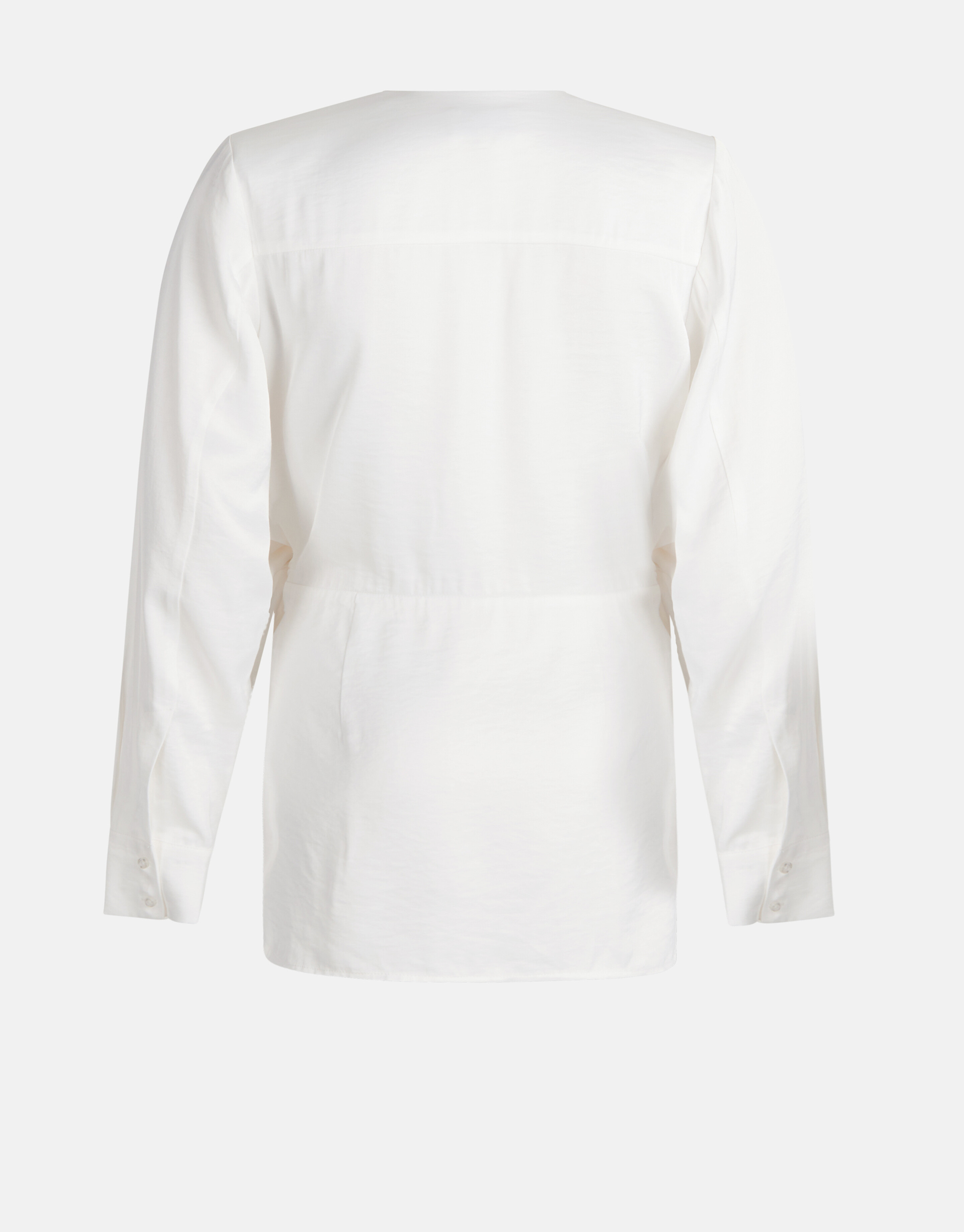 Satin-Wickelbluse Off White von Mieke SHOEBY WOMEN