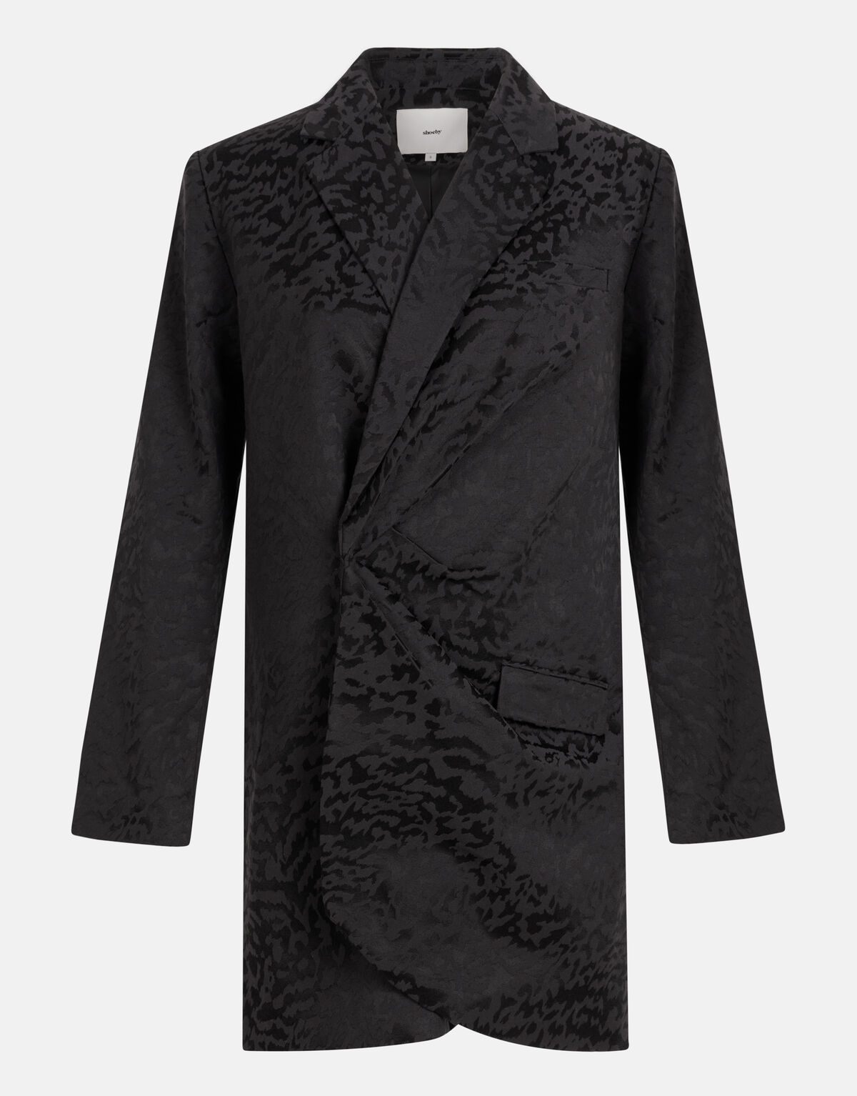 Leopard Blazerkleid Schwarz SHOEBY WOMEN