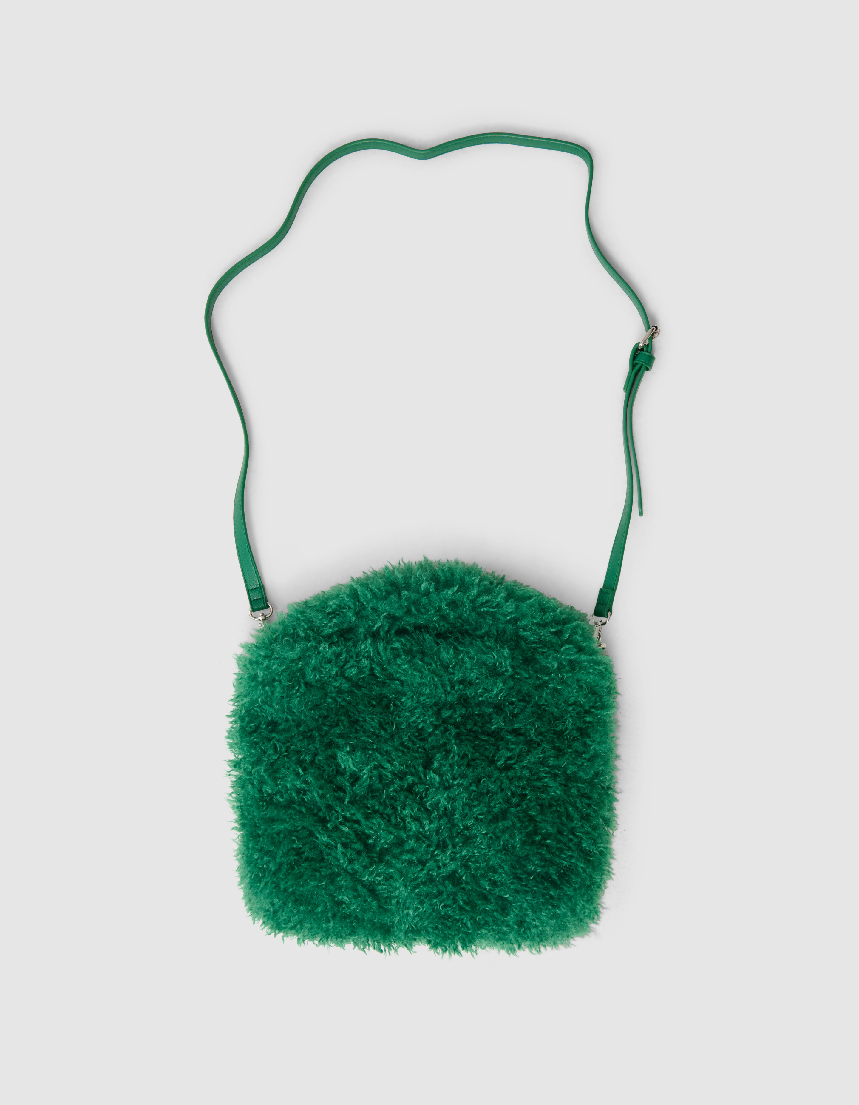 Fluffy Fur Tasche Dunkelgrün SHOEBY ACCESSOIRES
