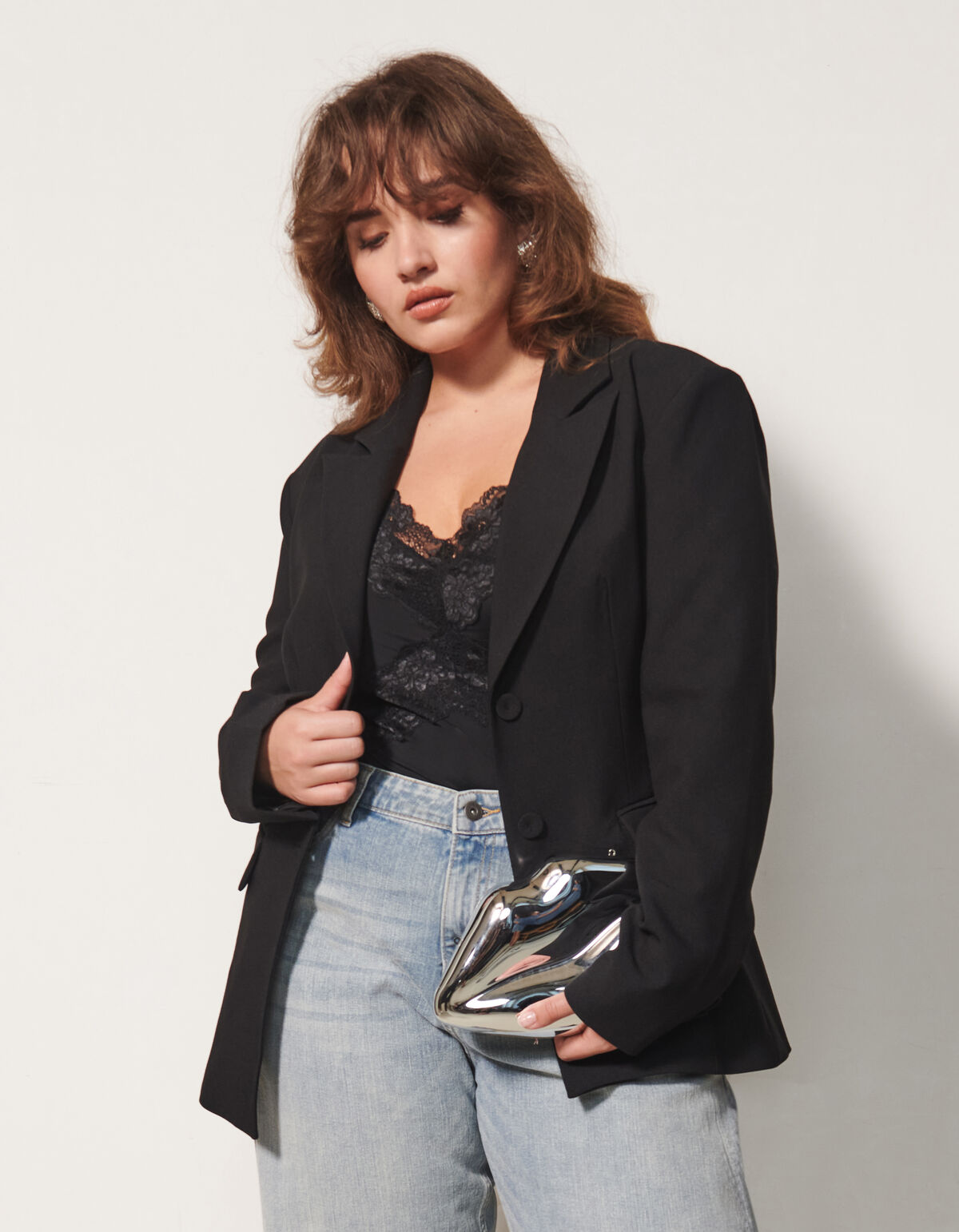 Maßgeschneiderter Blazer Schwarz von Fred SHOEBY WOMEN