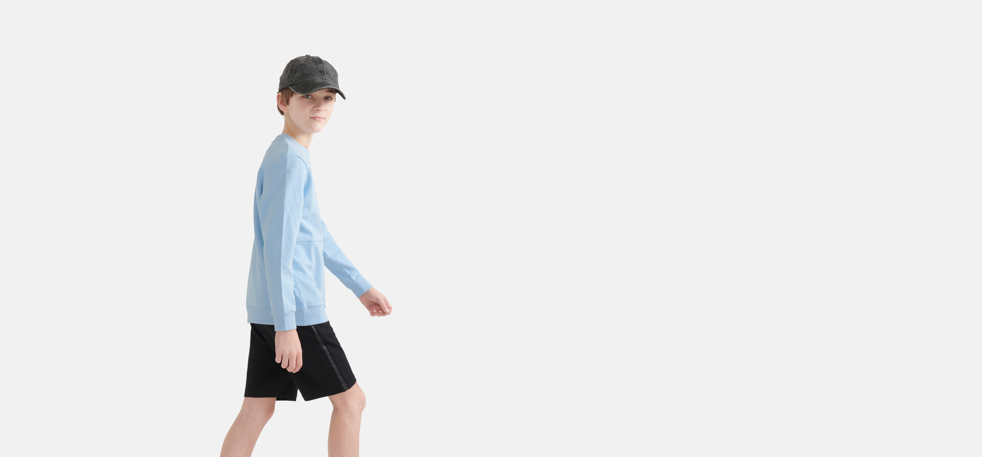 Printed Pullover Hellblau SHOEBY BOYS