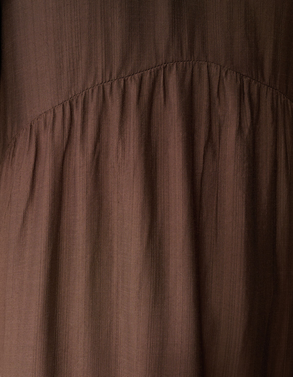 R&uuml;sche Maxikleid Braun SHOEBY WOMEN