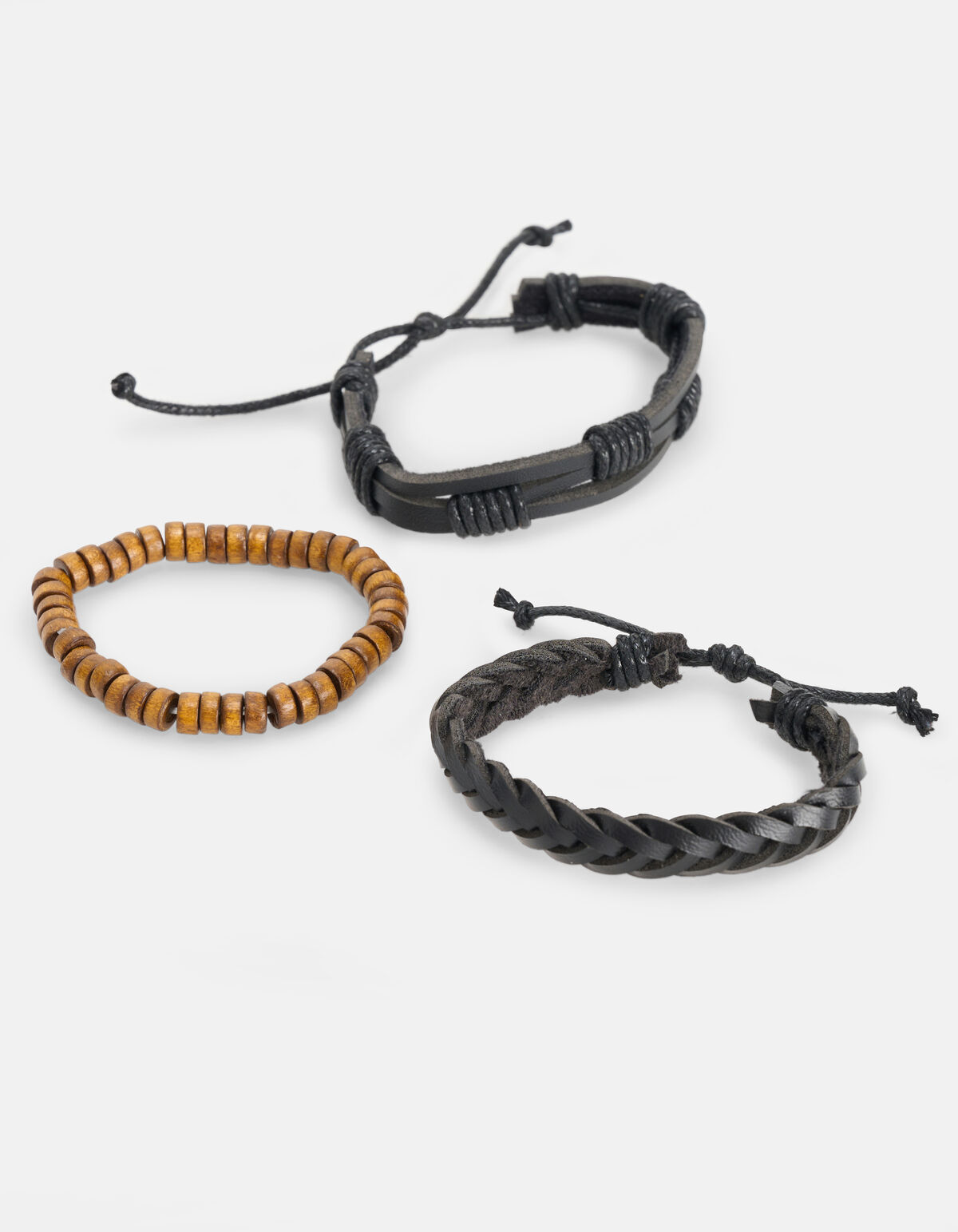 Armbänder Set Schwarz SHOEBY ACCESSOIRES