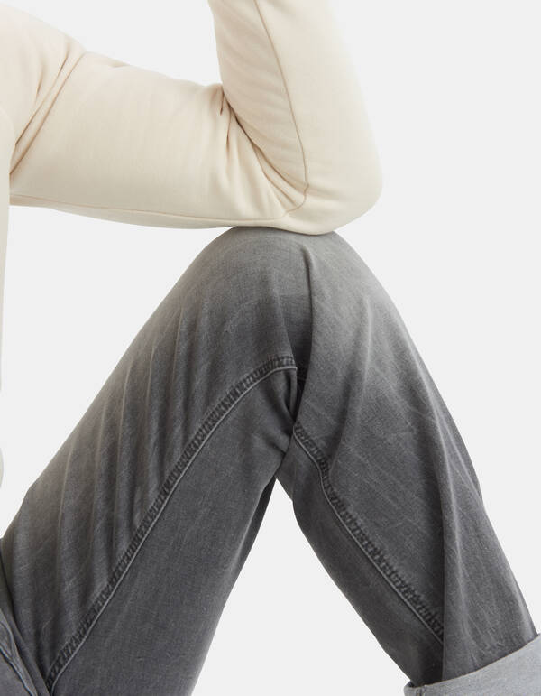 Slim Jeans Hellgrau L&auml;nge 34 Refill