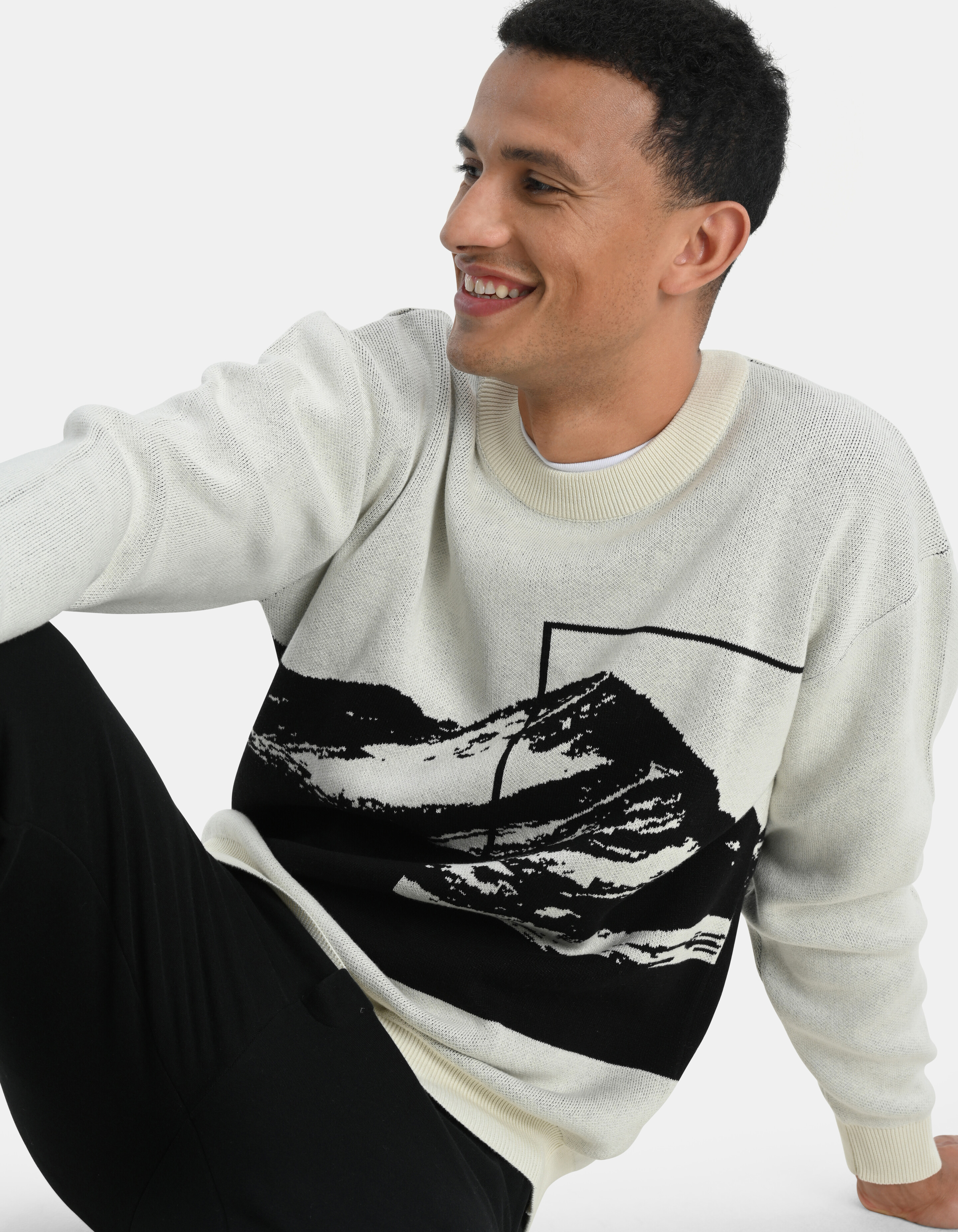 Pullover mit grafischem Aufdruck SHOEBY MEN