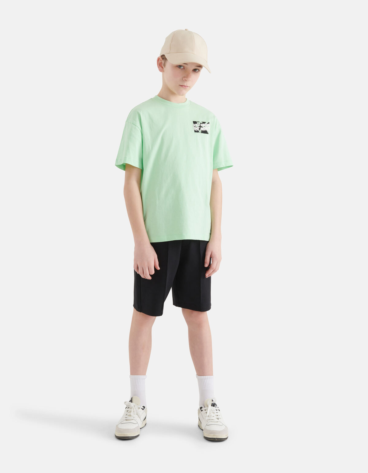 Puff-T-Shirt Hellgrün SHOEBY BOYS