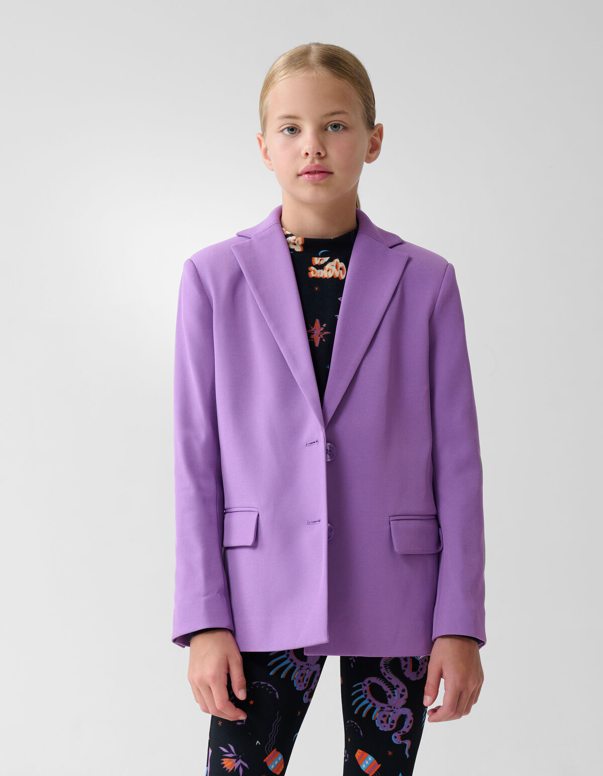 Basic Blazer Flieder SHOEBY GIRLS