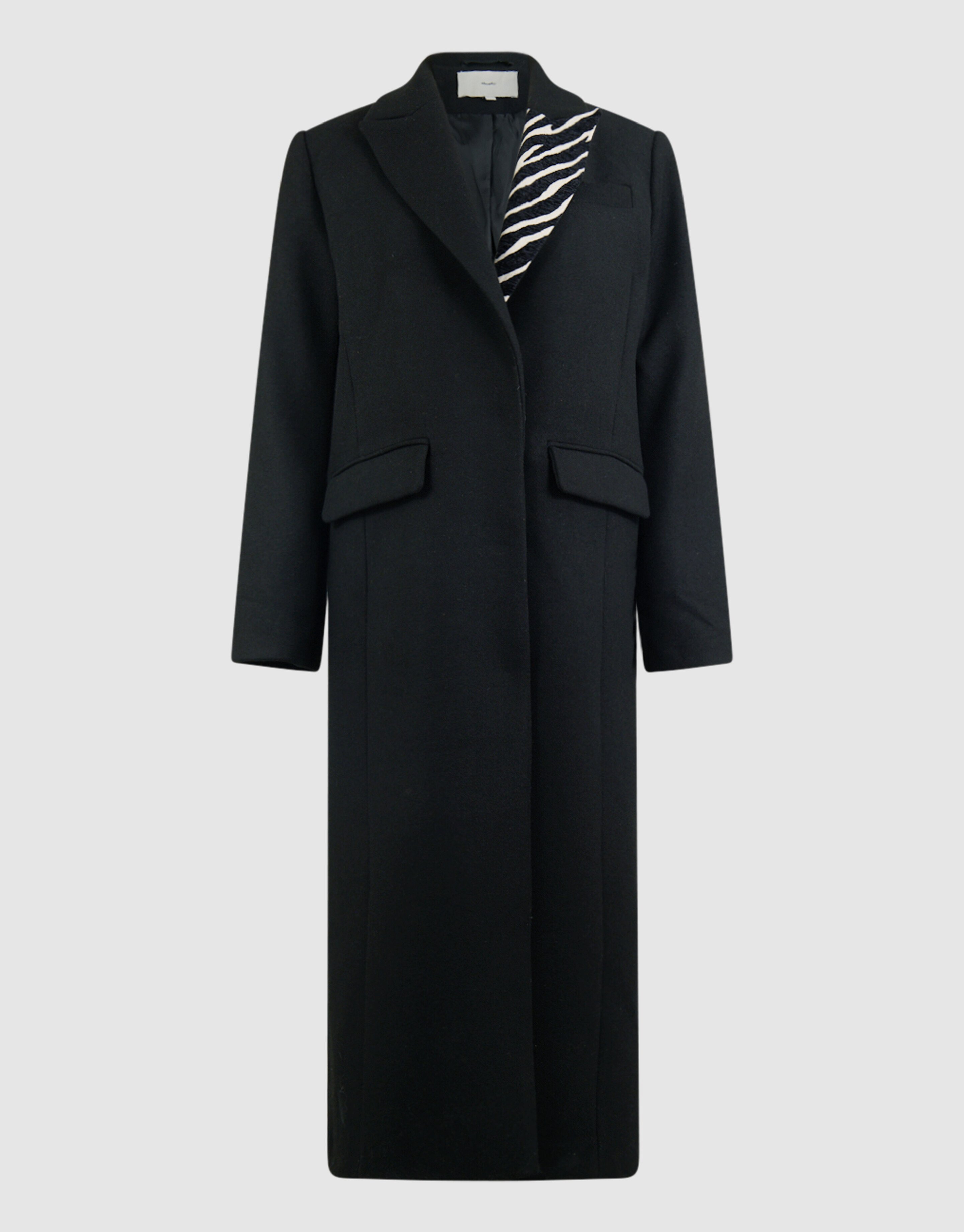 Zebra Jacke Lang Schwarz SHOEBY WOMEN