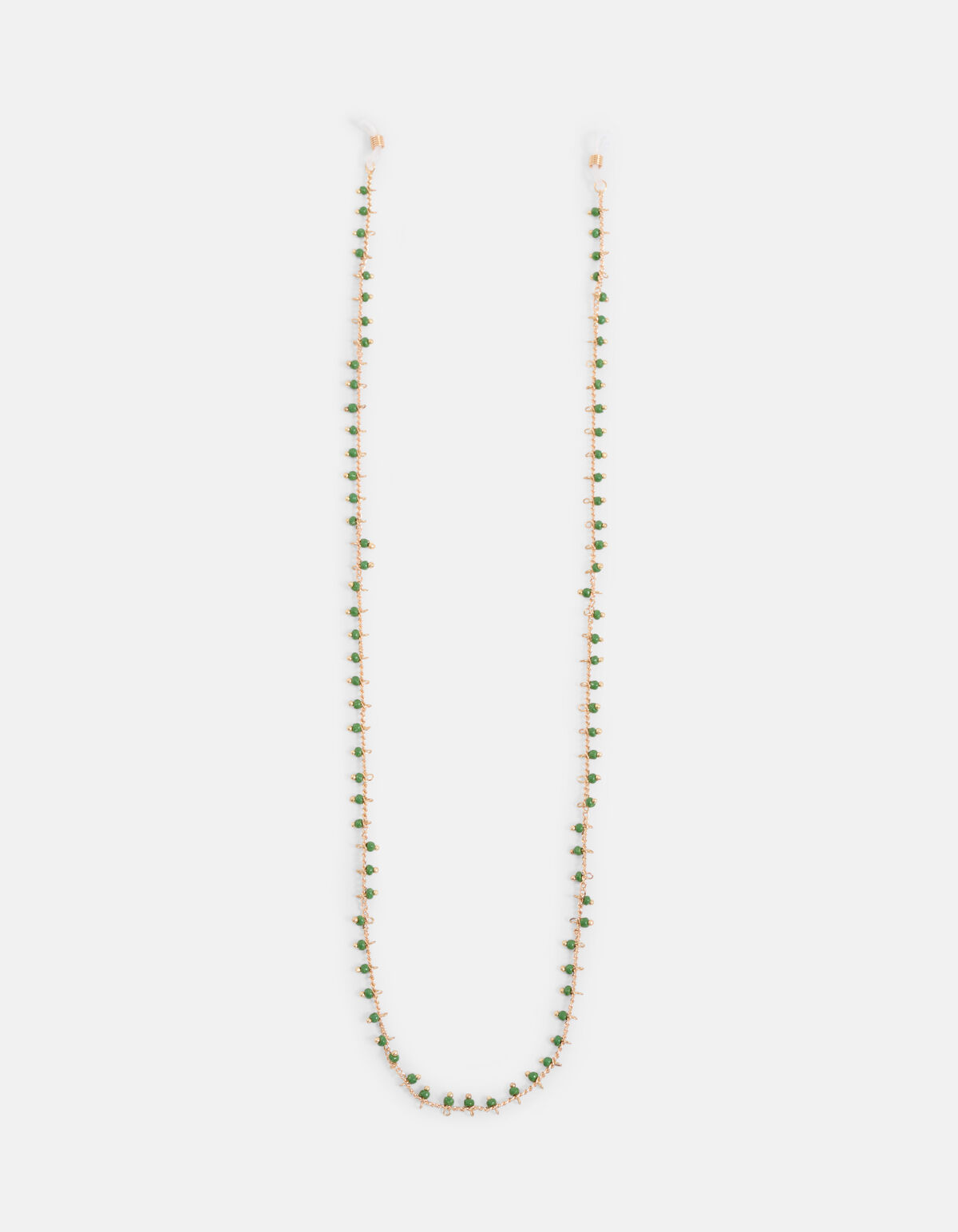 Perlen-Sonnenbrille Cord Grün SHOEBY ACCESSOIRES