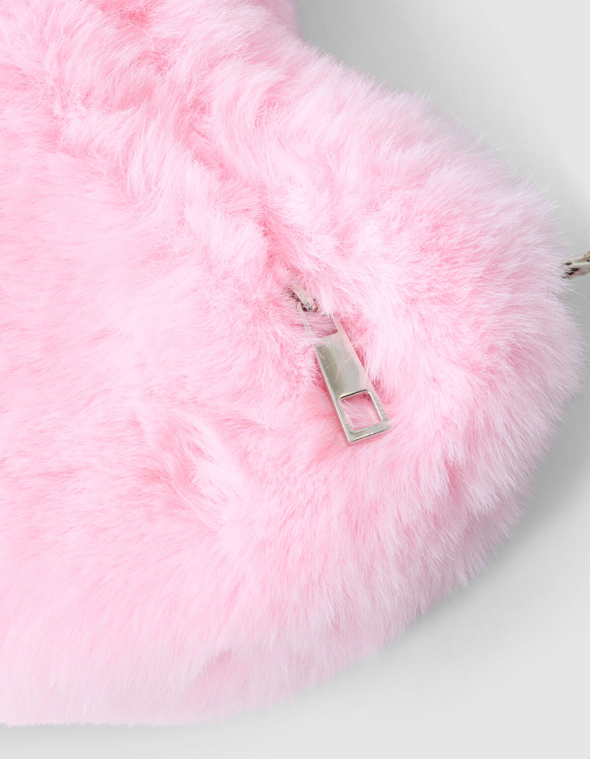 Fluffy Fur Heart Tasche Hellrosa SHOEBY ACCESSOIRES