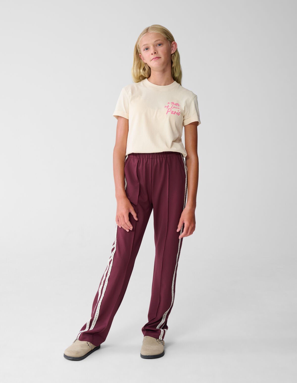 Taste Of Love Artwork T-Shirt Sand SHOEBY GIRLS