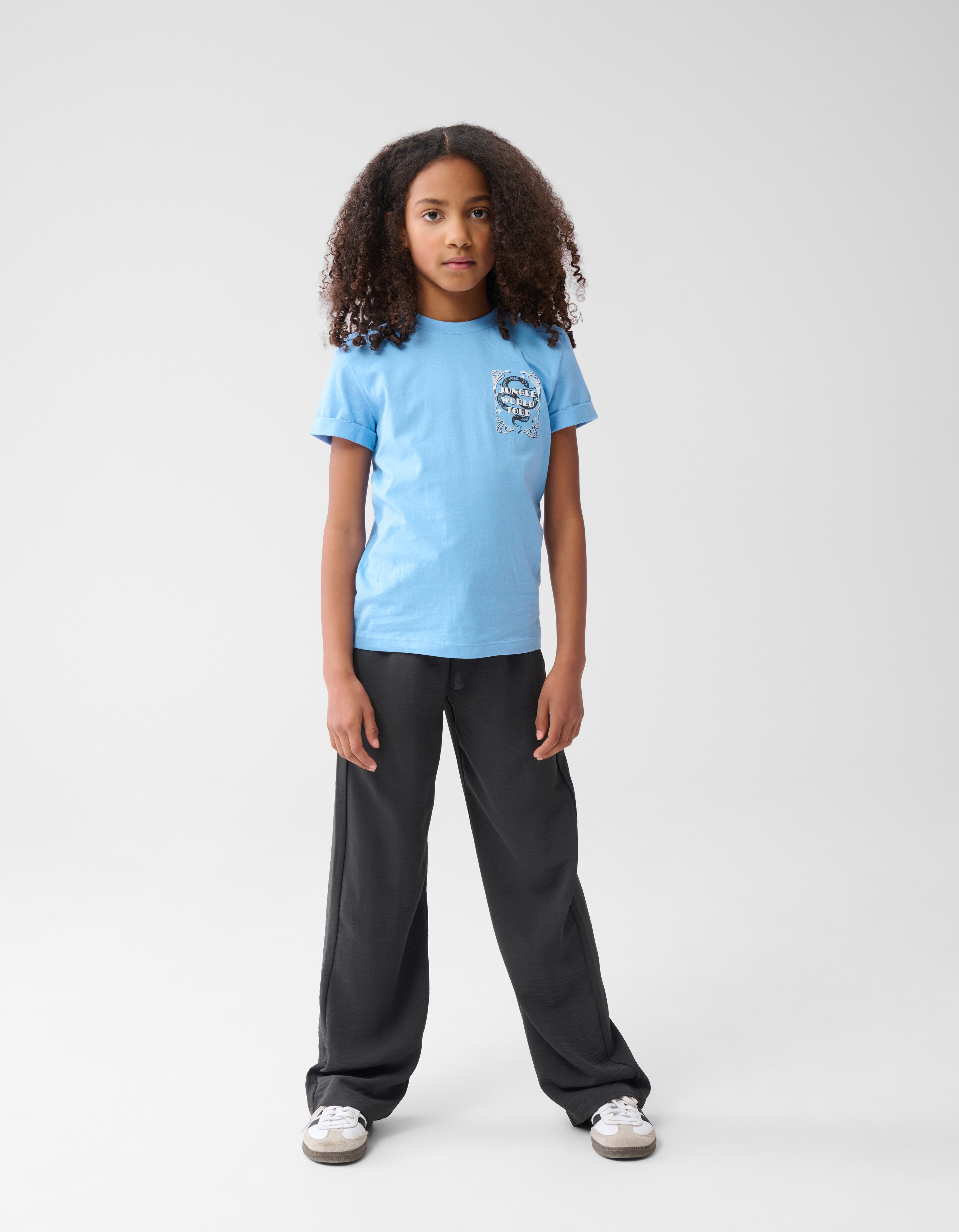 Kunstwerk T-shirt Blau SHOEBY GIRLS