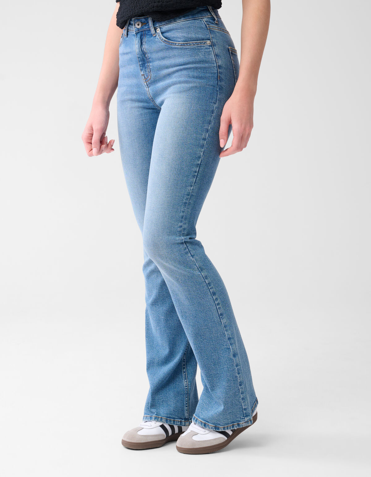 Ausgestellte Denim-Jeans Mediumstone L34 SHOEBY WOMEN