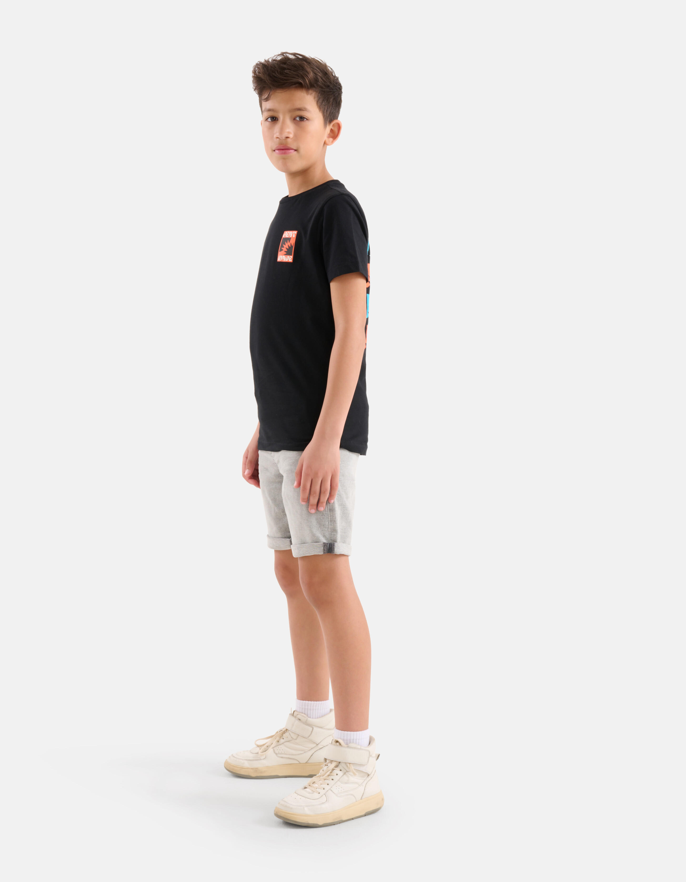 Print-T-Shirt Schwarz SHOEBY BOYS
