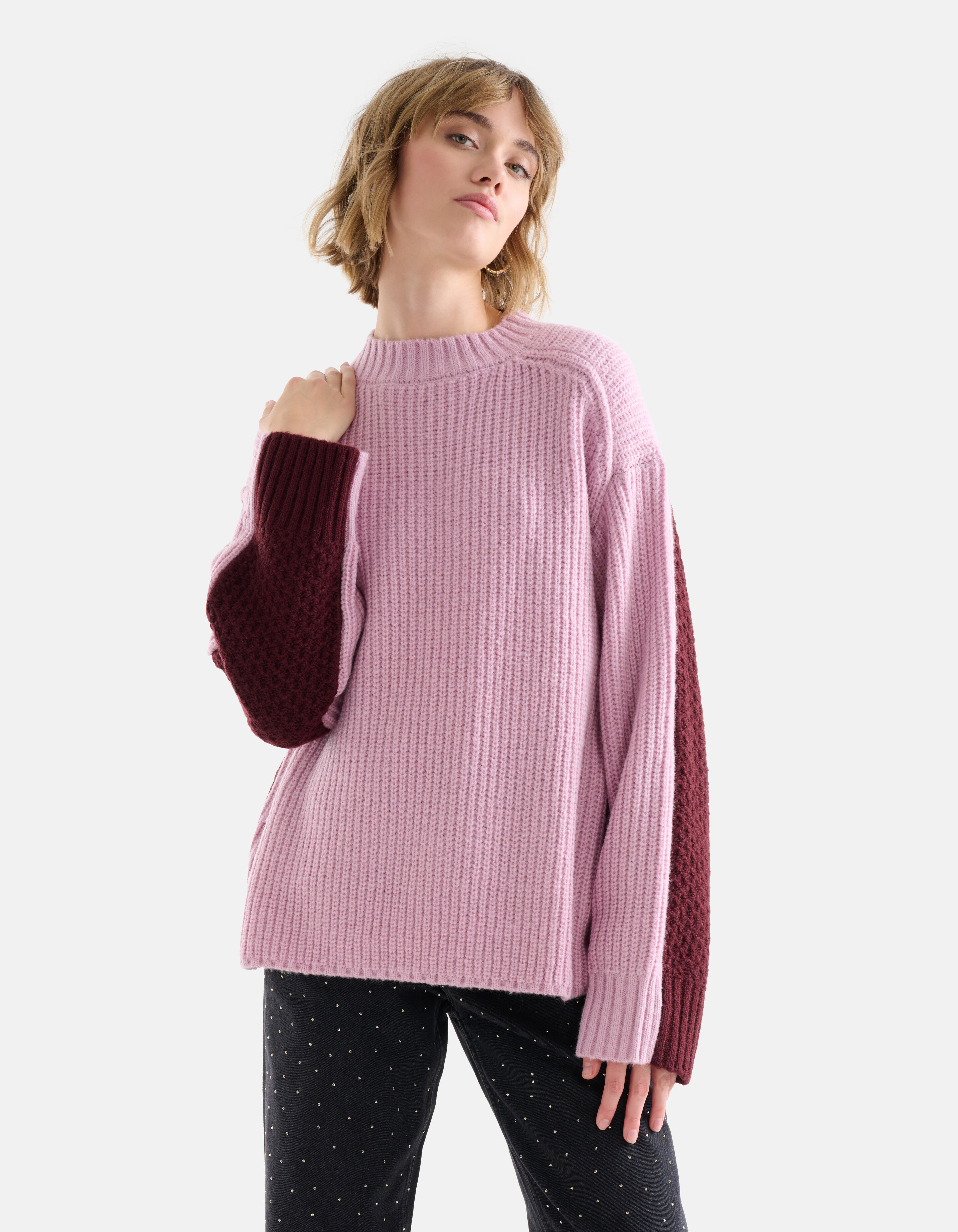 Pullover mit Farbblockmuster SHOEBY WOMEN