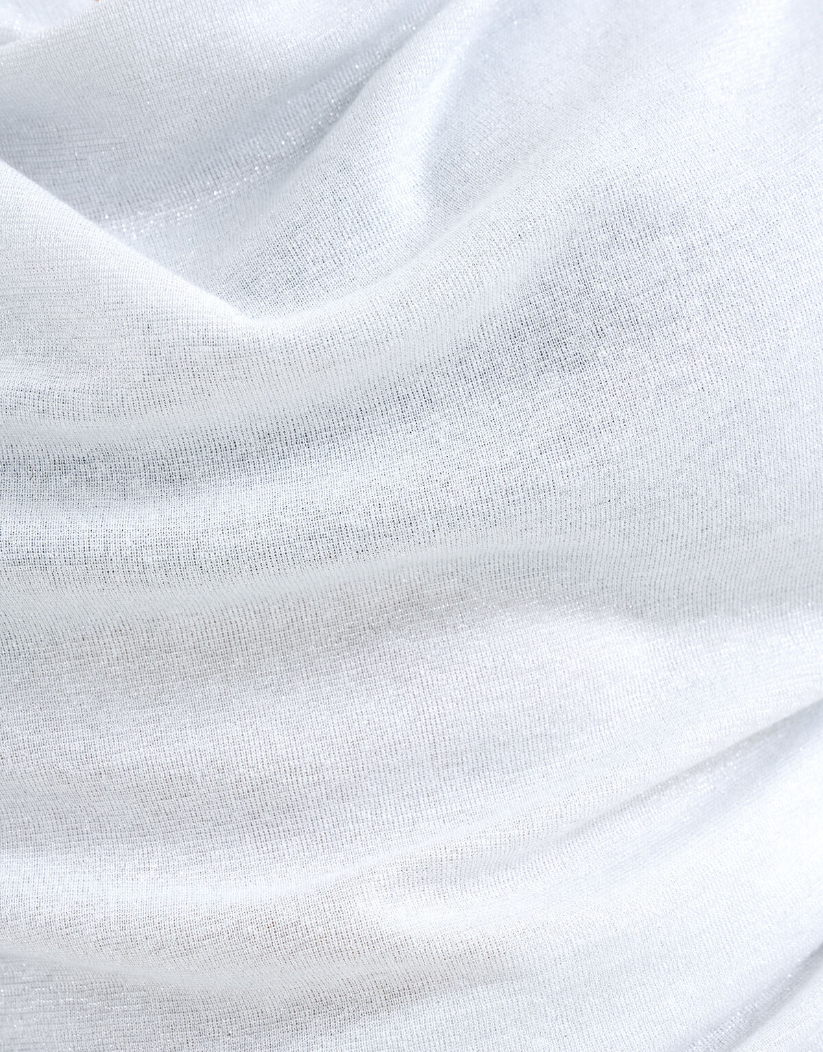 Drapiertes Glitzer-Top Silber SHOEBY WOMEN