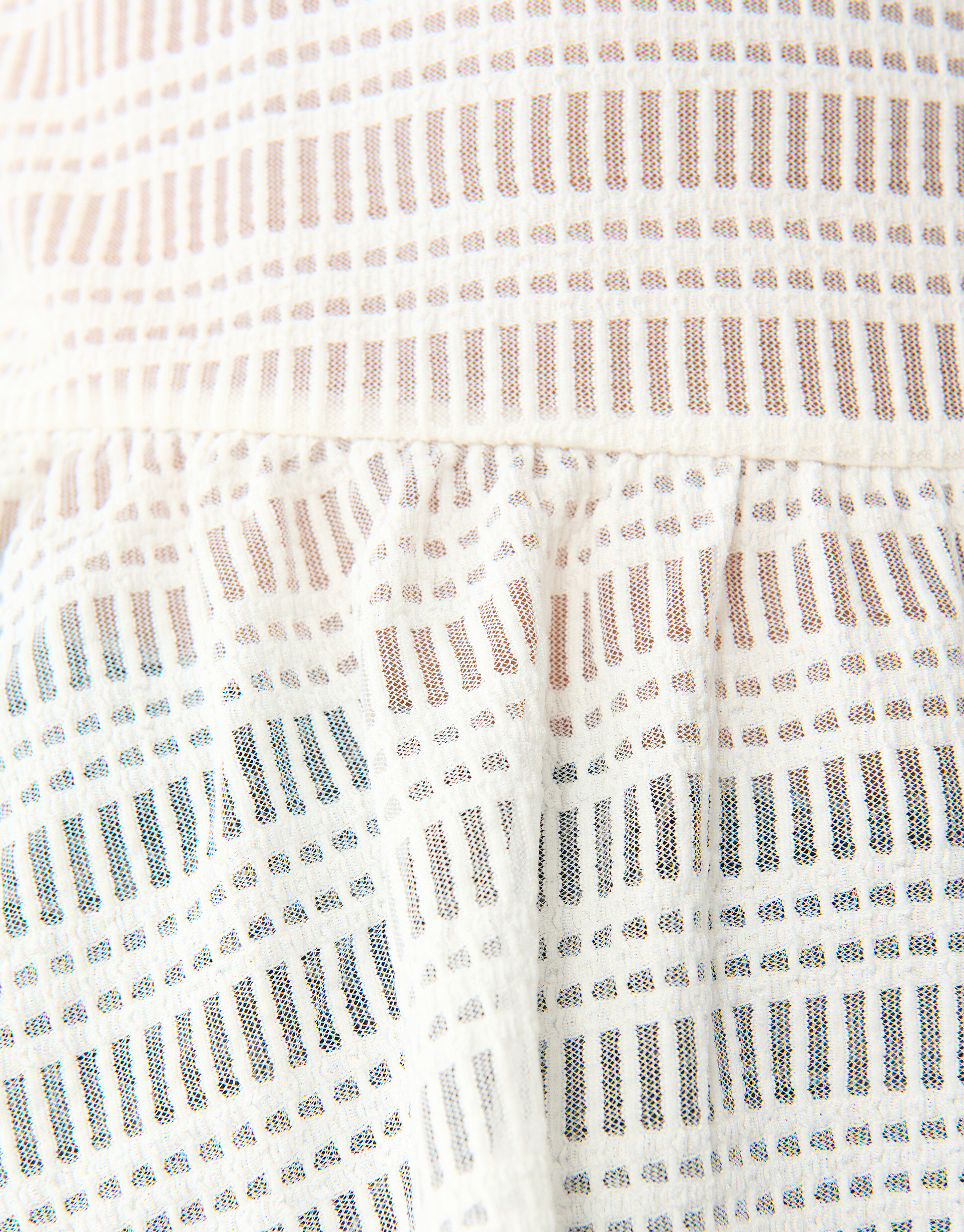 Bluse mit Maschenstruktur Off White SHOEBY WOMEN