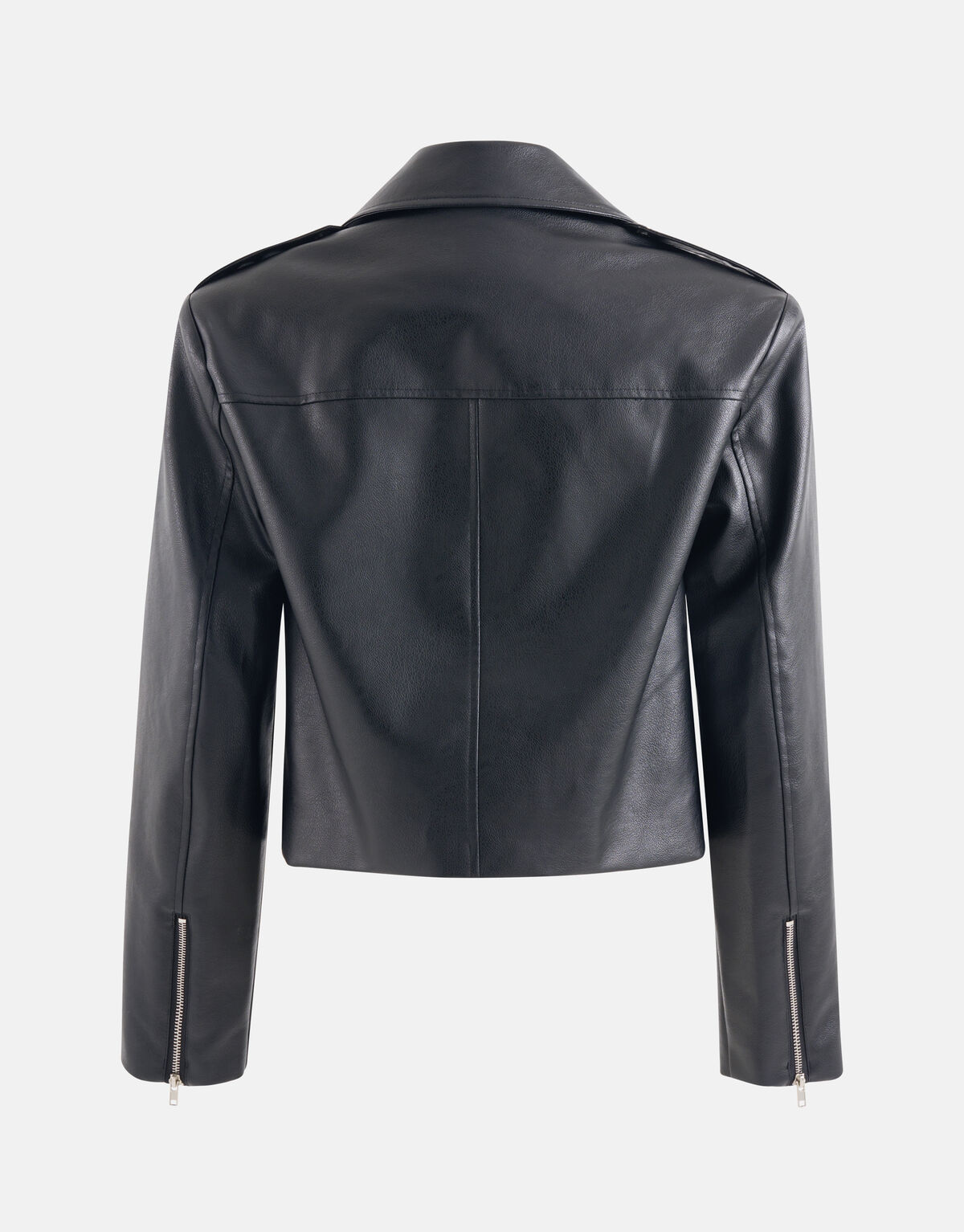 Bikerjacke aus veganem Leder Schwarz SHOEBY WOMEN