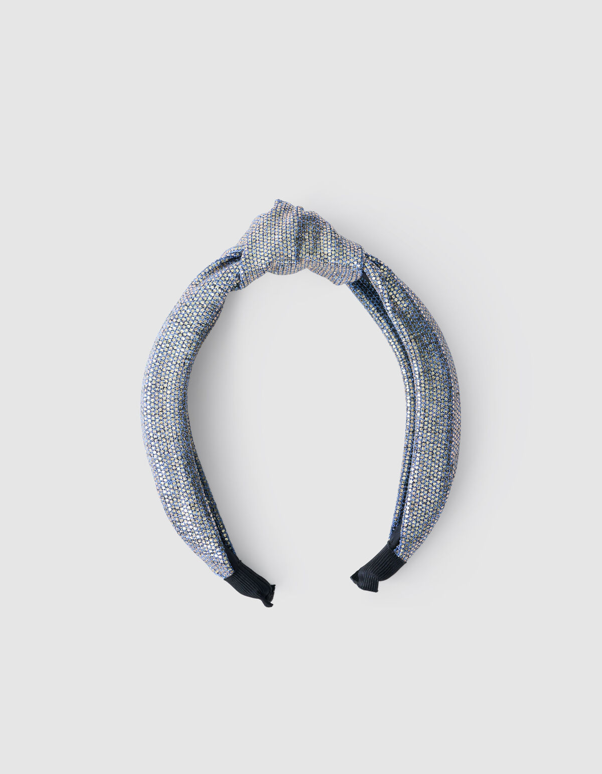 Metallic Stirnband Blau/Silber SHOEBY ACCESSOIRES